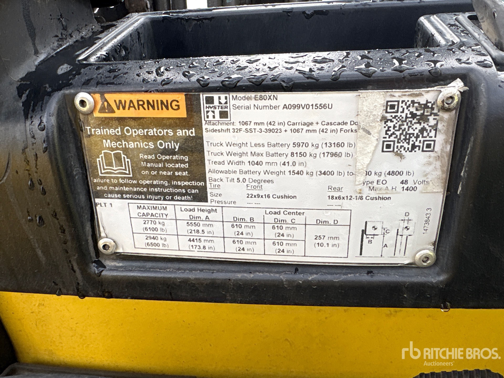 2020 Hyster E80XN