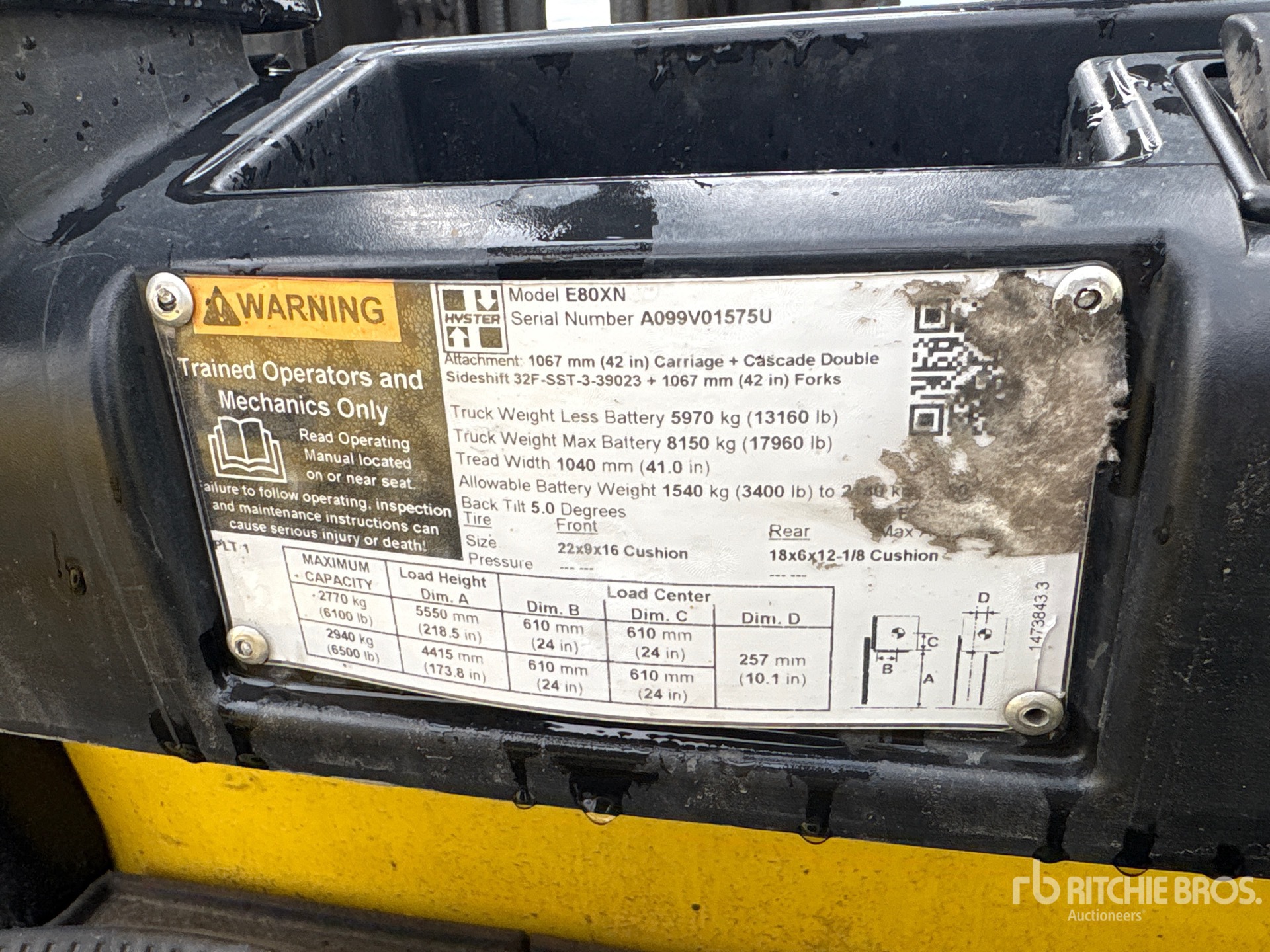 2020 Hyster E80XN