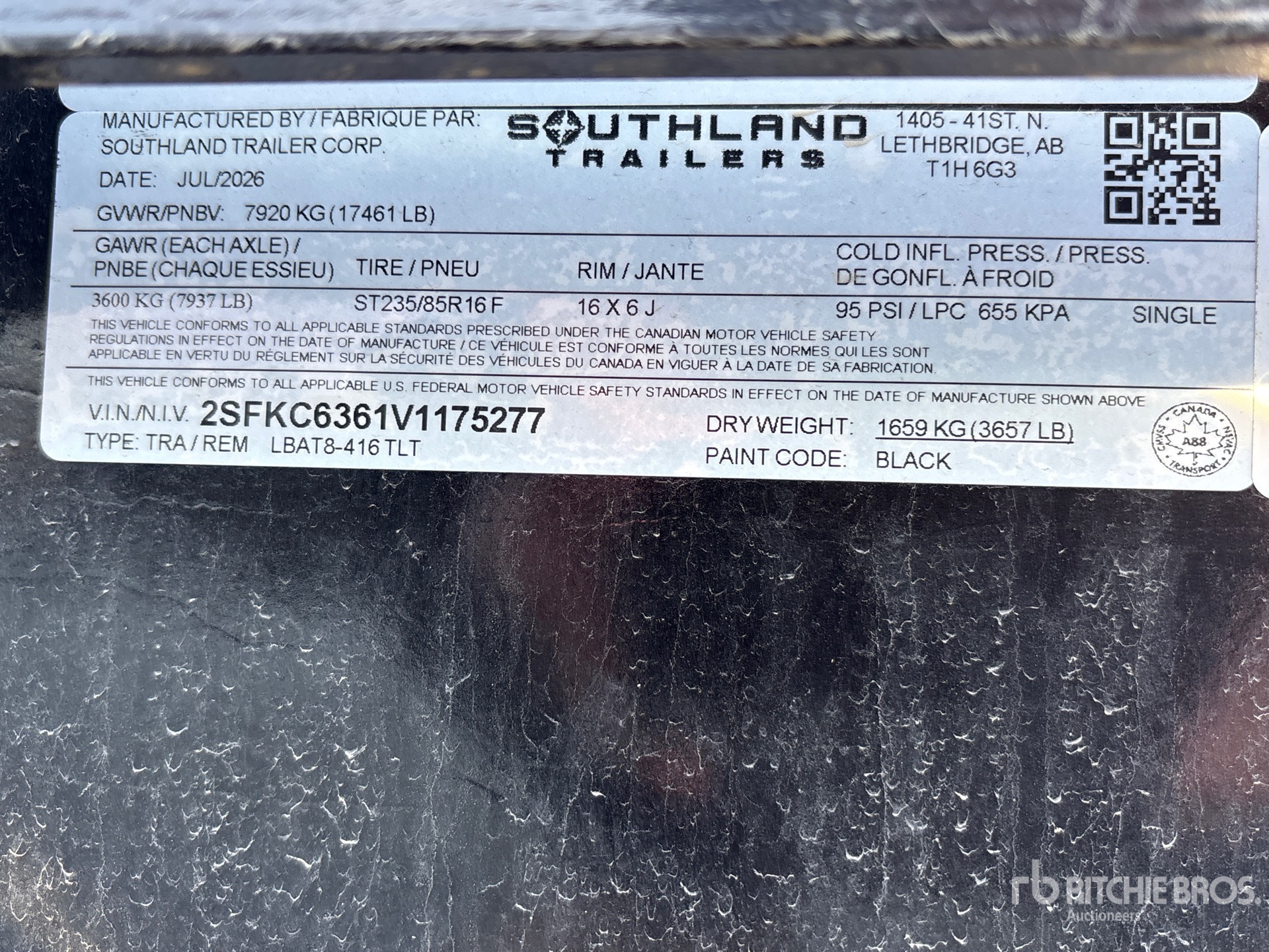 2027 Southland LBAT8-416