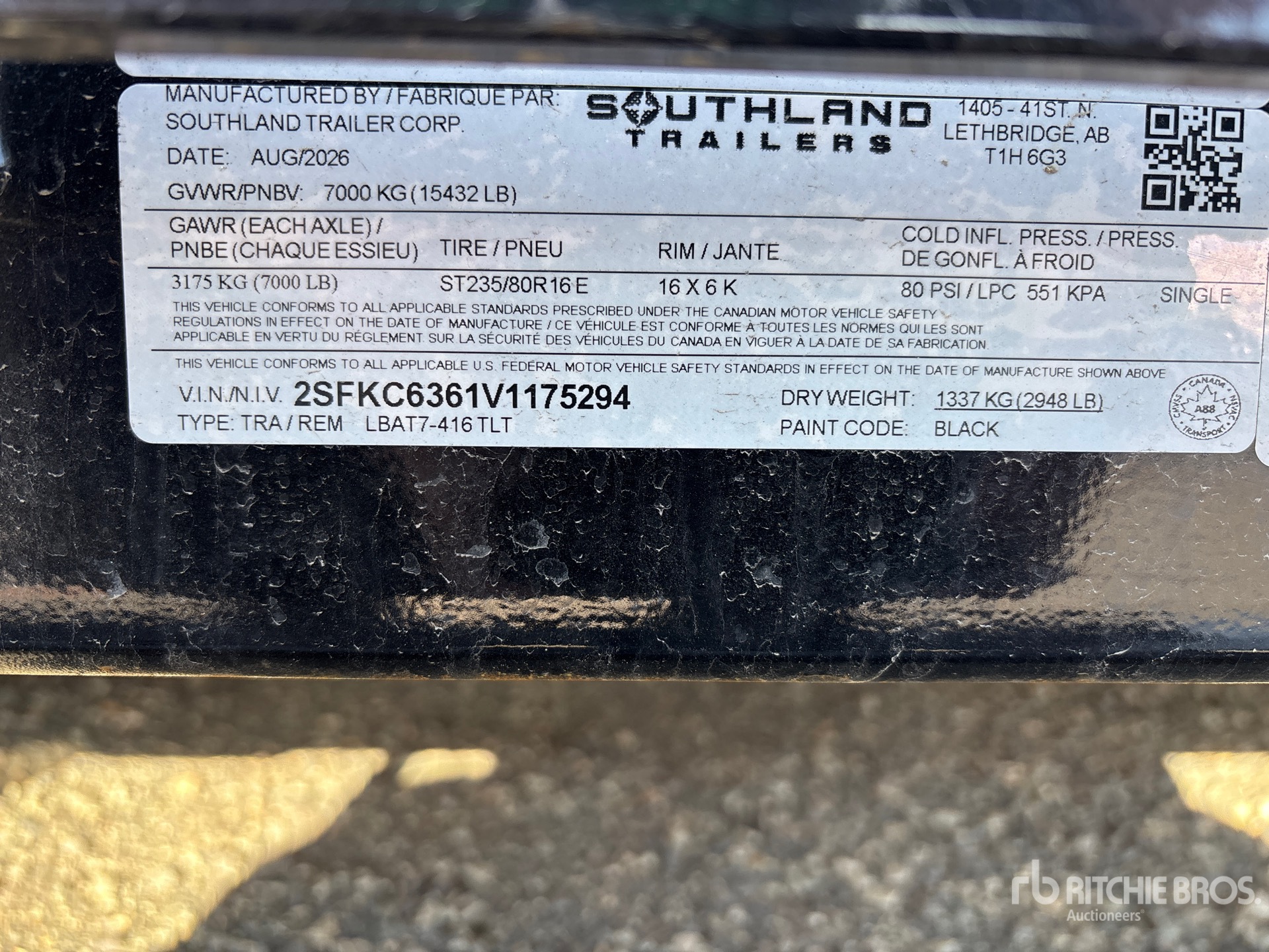 2027 Southland LBAT7-416