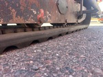 Undercarriage with Left Track Rollers
