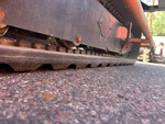 Undercarriage with Left Track Rollers