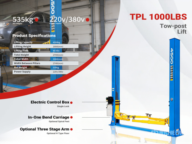 2026 TPL-BLUE Vehicle Lift