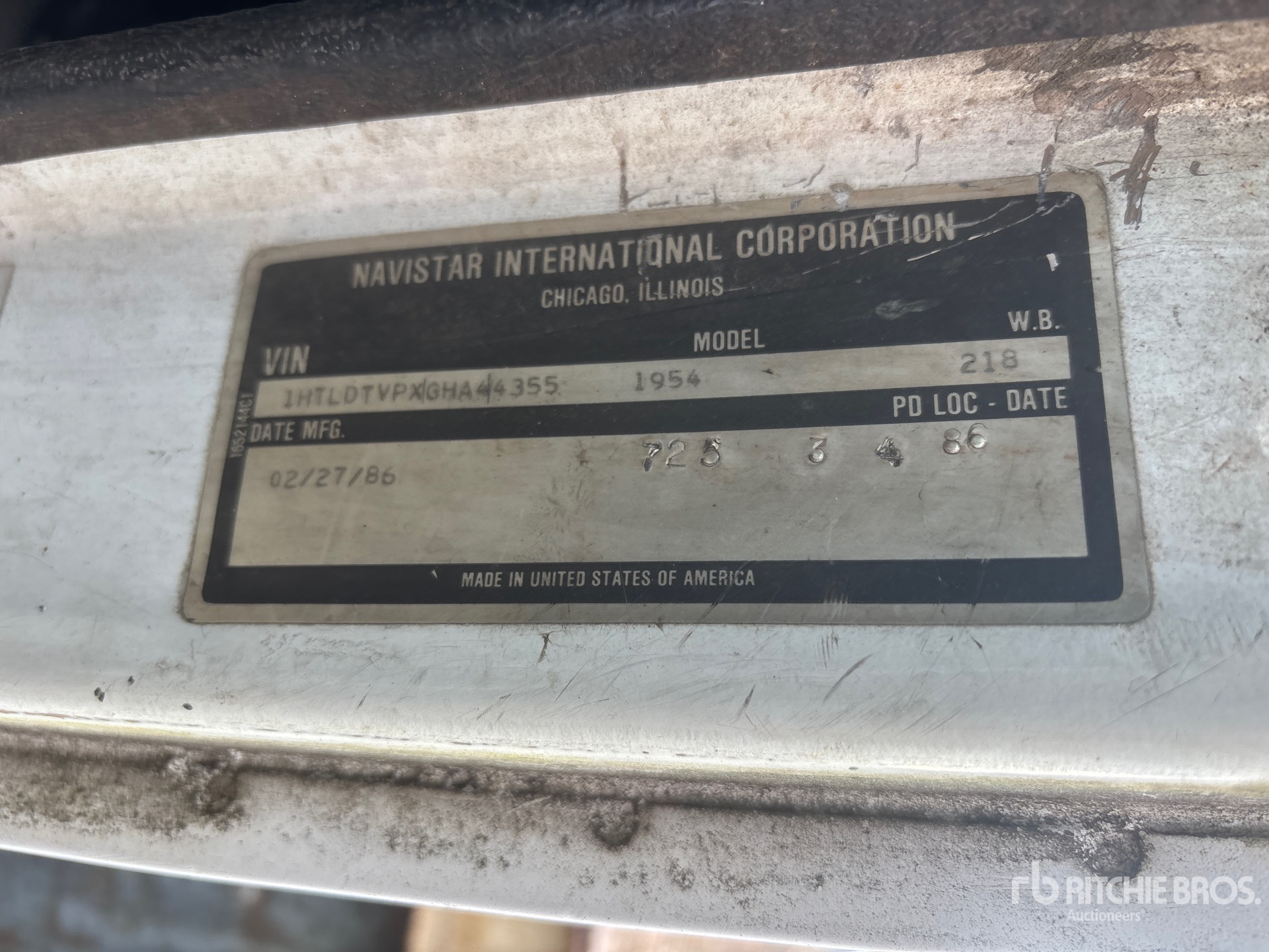 1986 International 1954