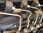 Engine with Emission Label