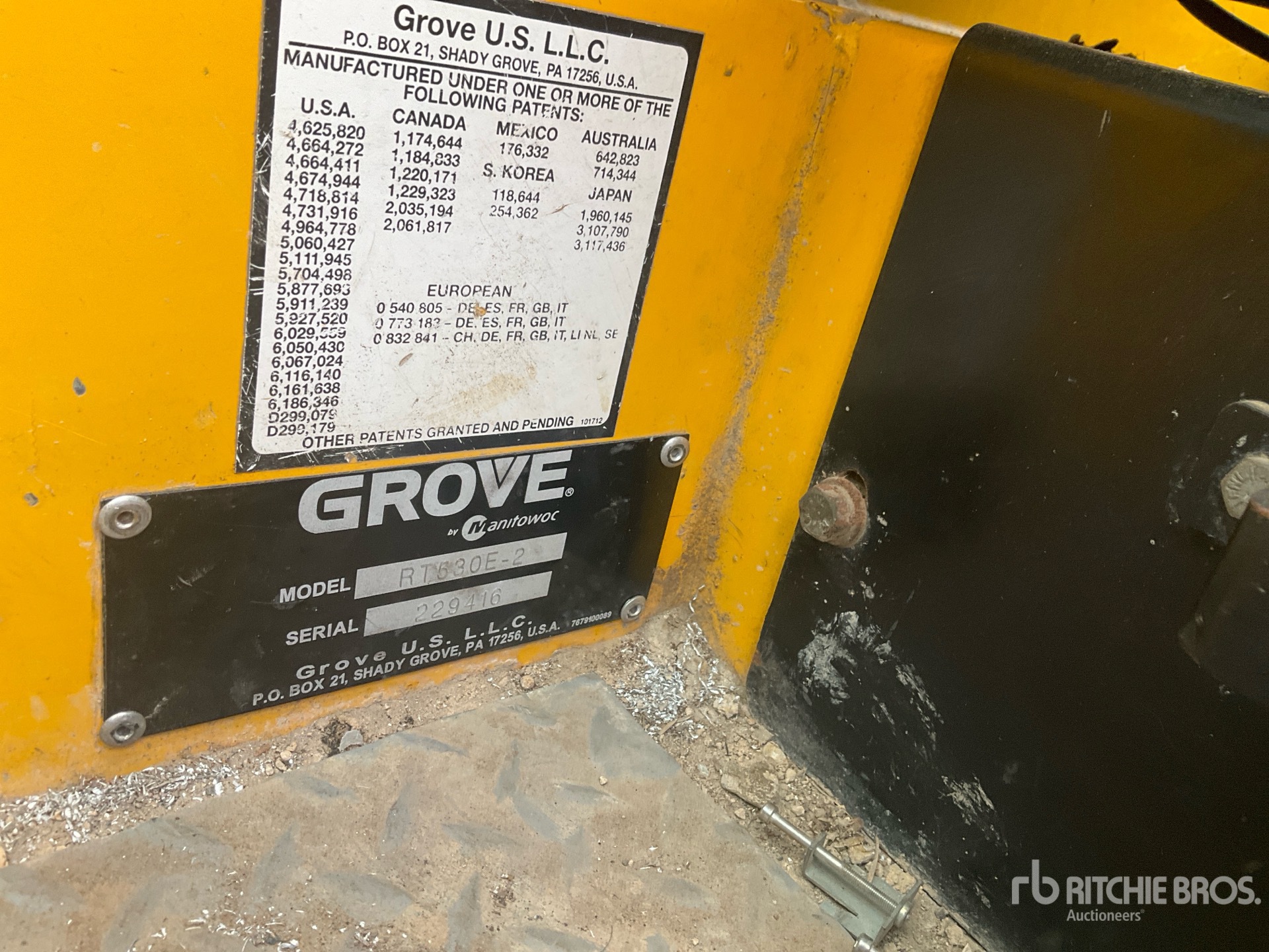 1999 Grove RT530E-2