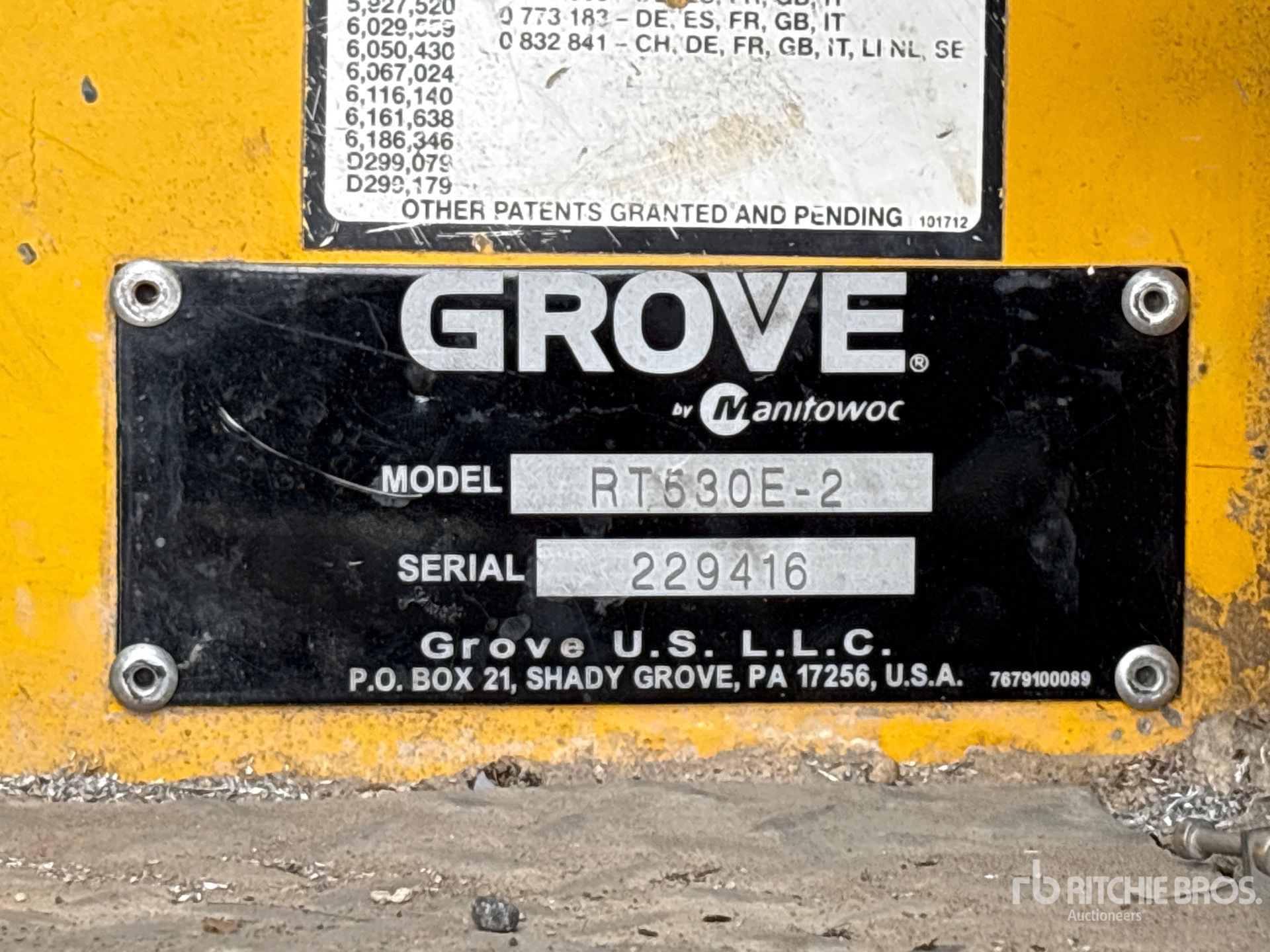 1999 Grove RT530E-2
