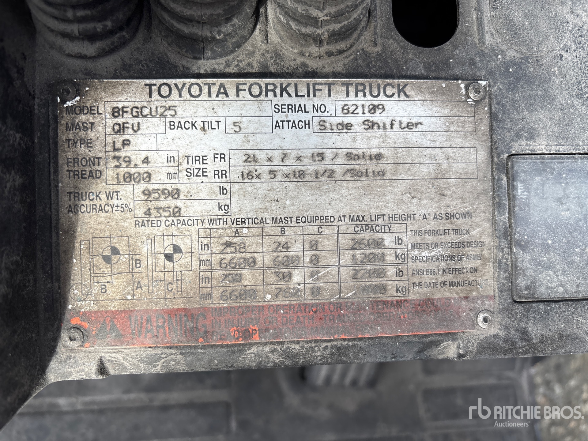 2014 Toyota 8FGCU25