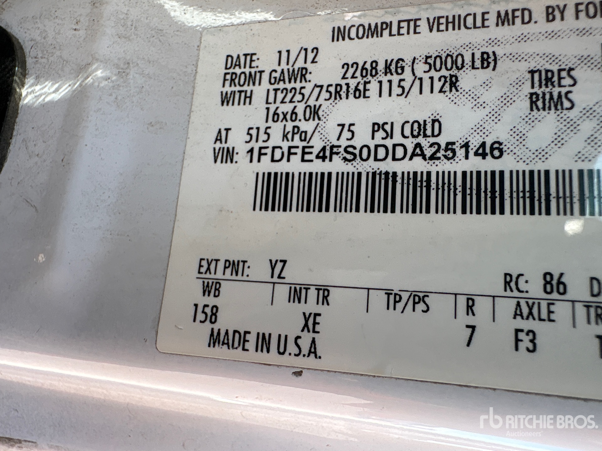 2013 Ford E-450