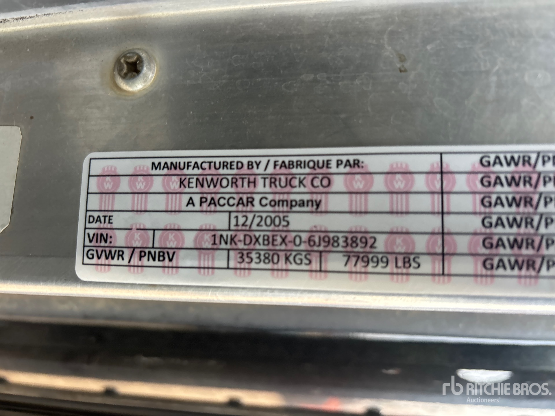 2006 Kenworth T800