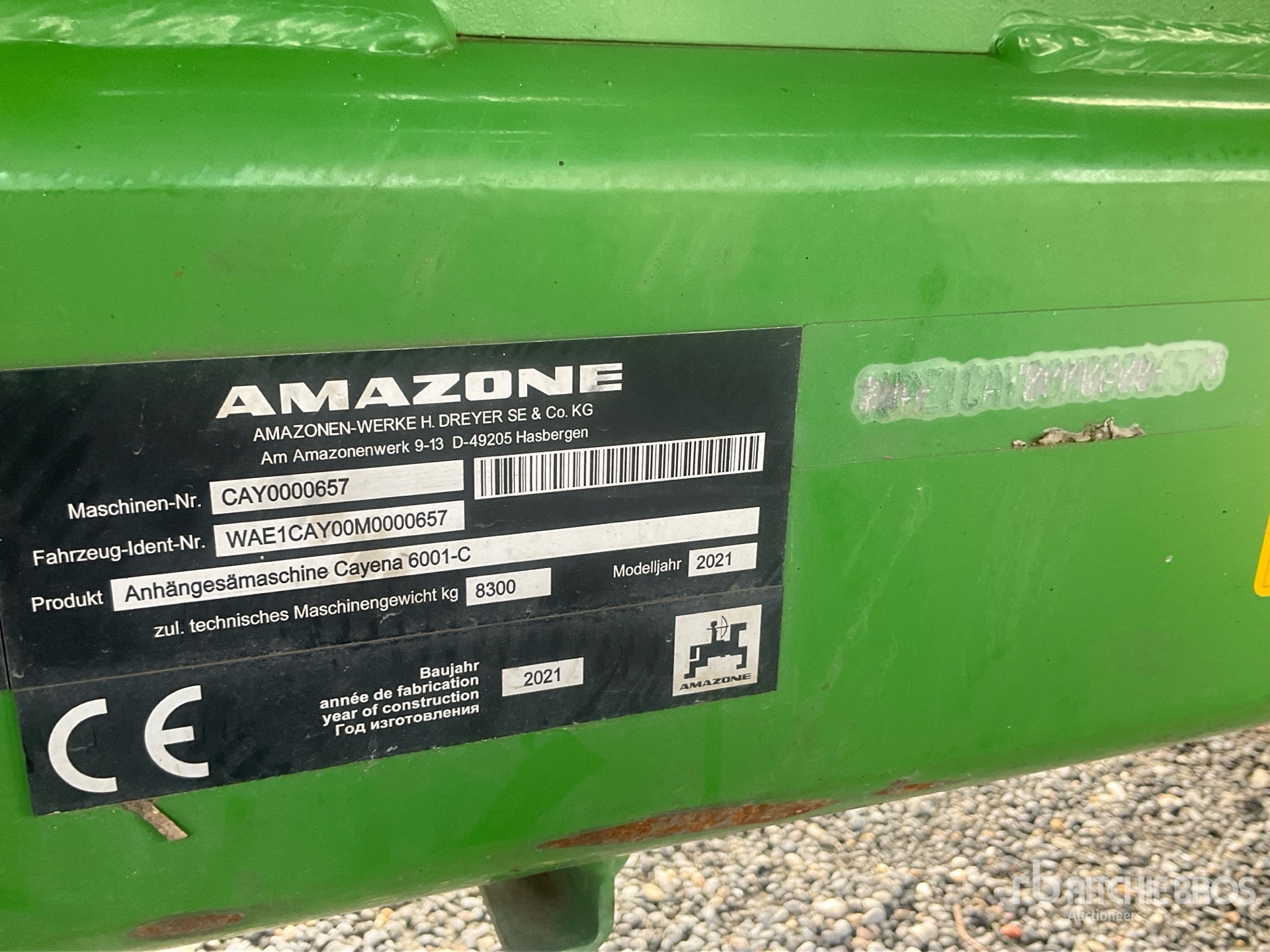 2021 Amazone CAYENA 6001-C