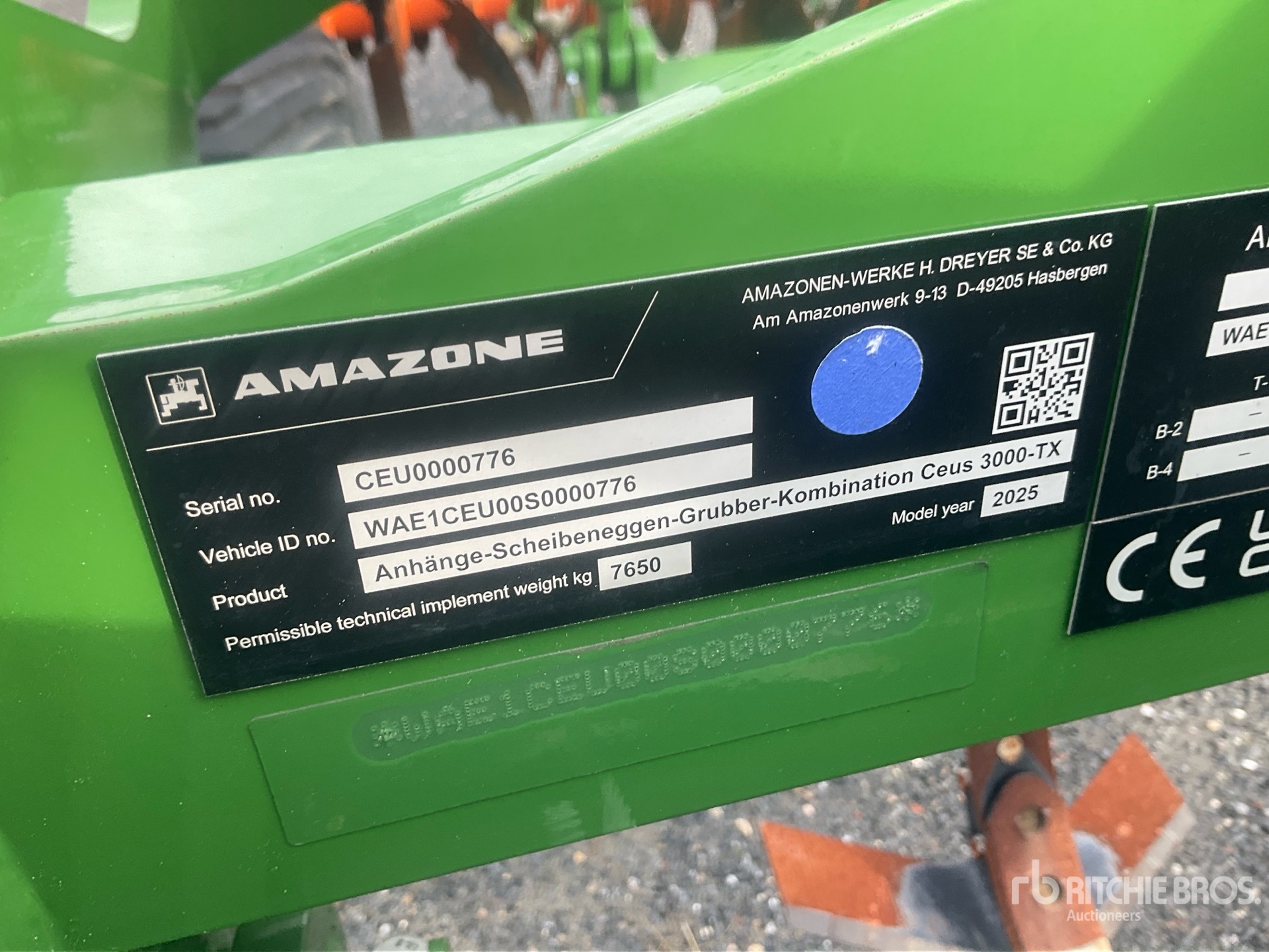 2025 Amazone CEUS 3000-TX