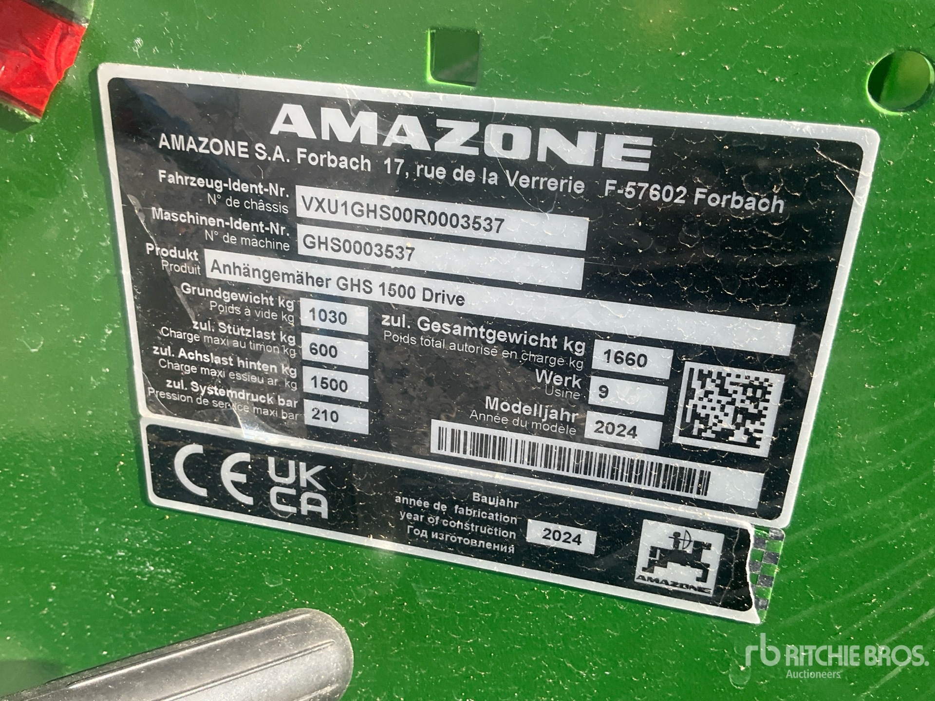 2024 Amazone GRASSHOPPER DRI