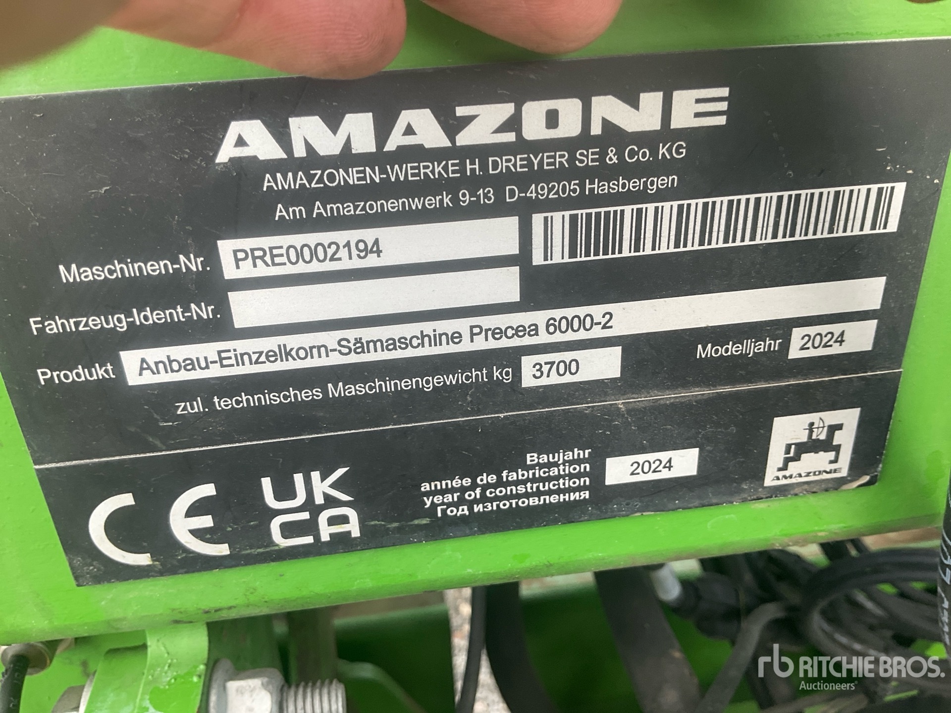 2024 Amazone PRECEA 6000-2 S