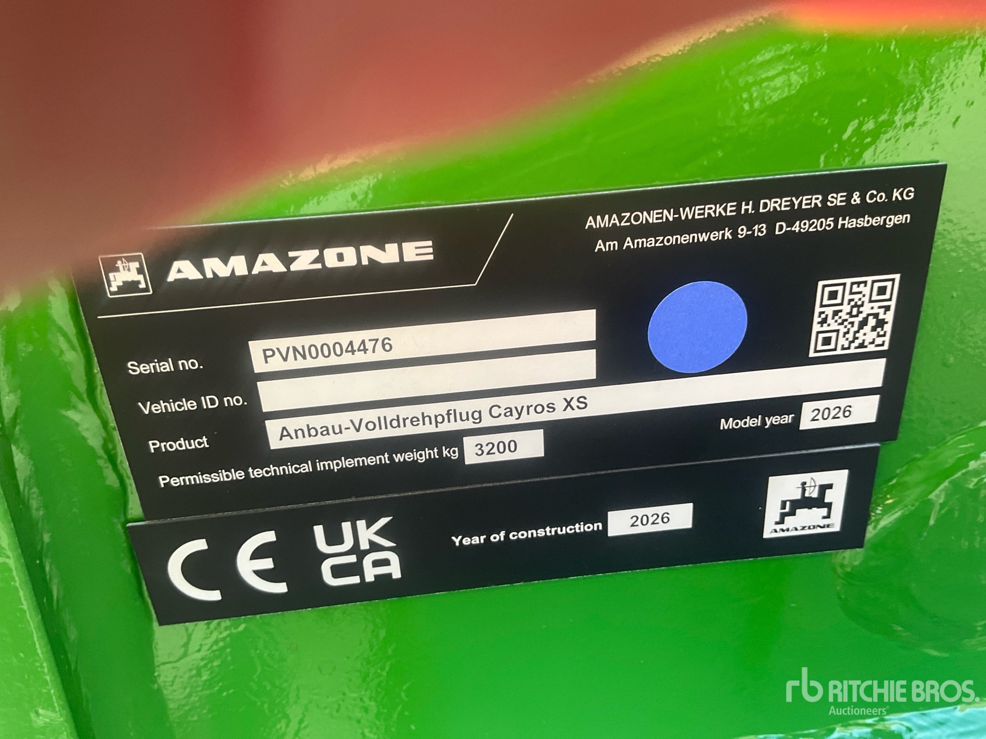 2026 Amazone CAYROS XS 5-950