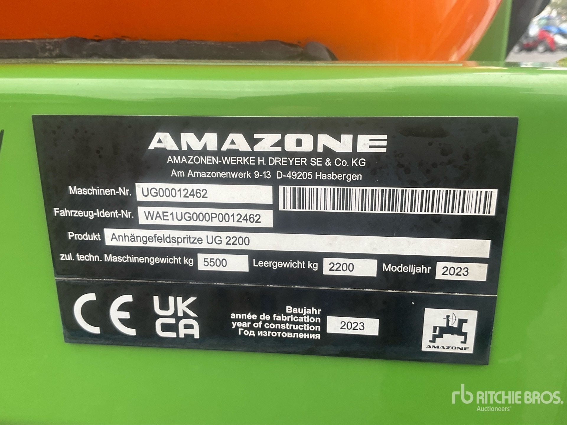 2023 Amazone UG 2200 SPECIAL