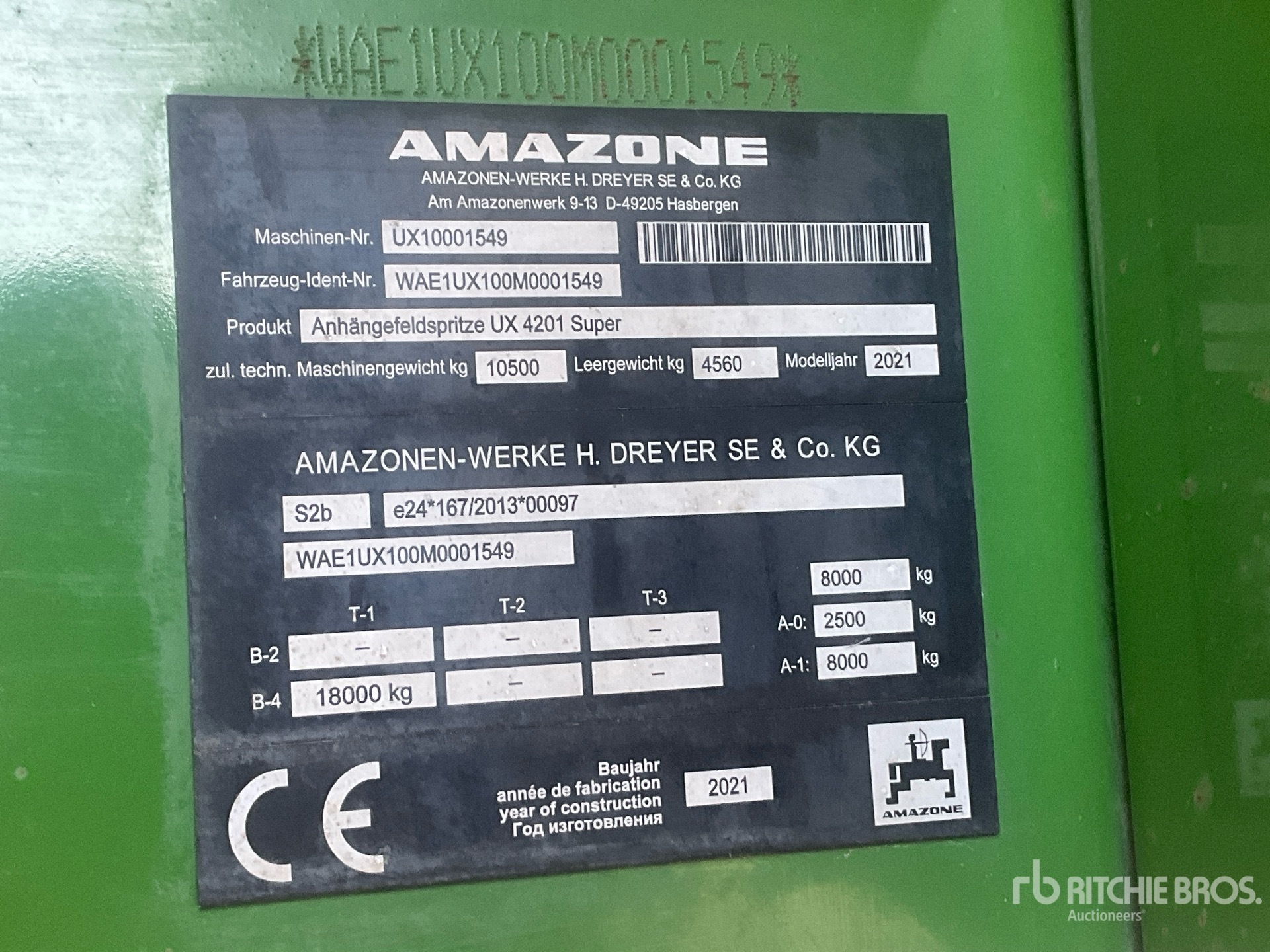 2021 Amazone UX 4201 SUPER