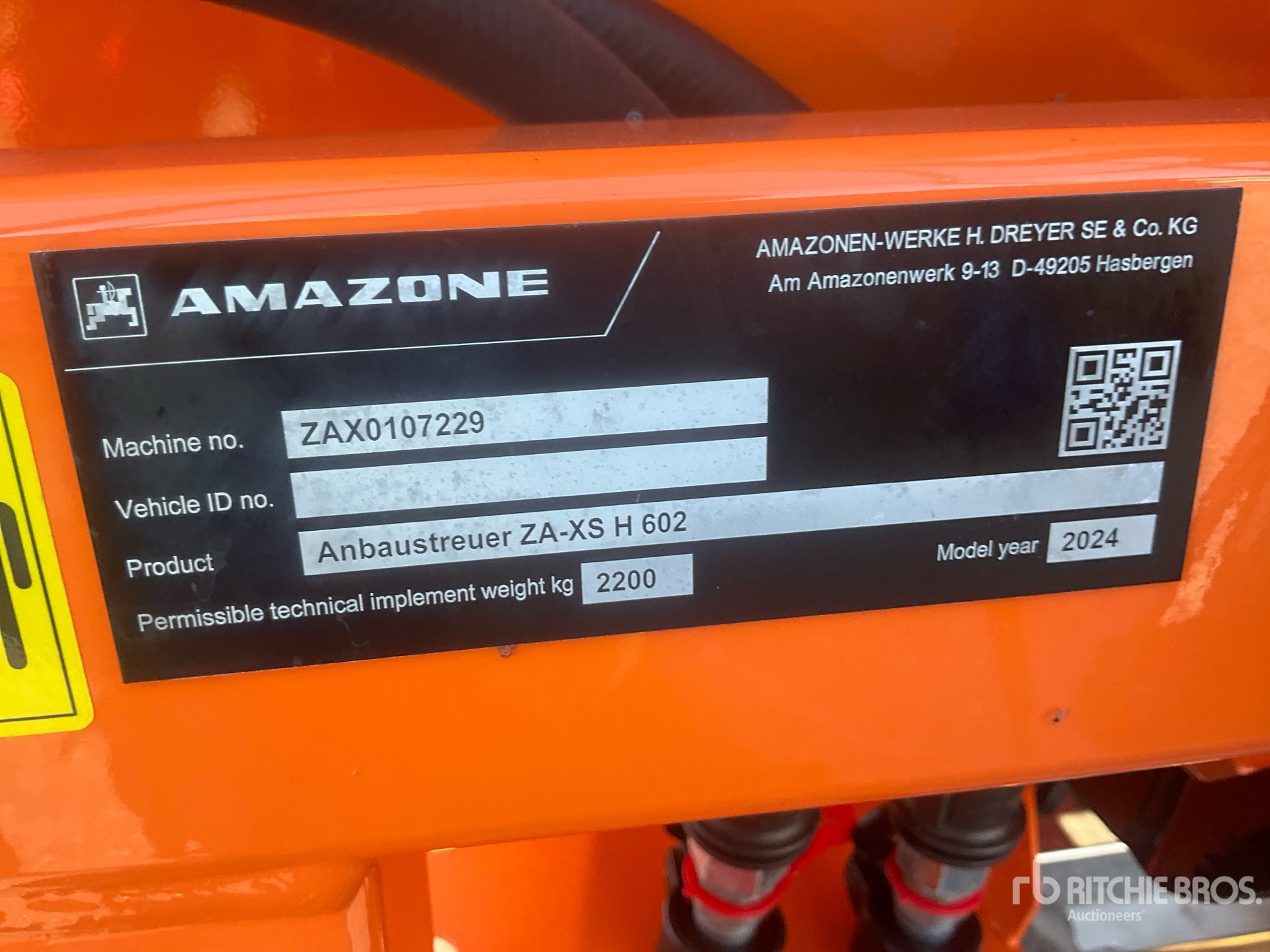 2024 Amazone ZA-XS H 602
