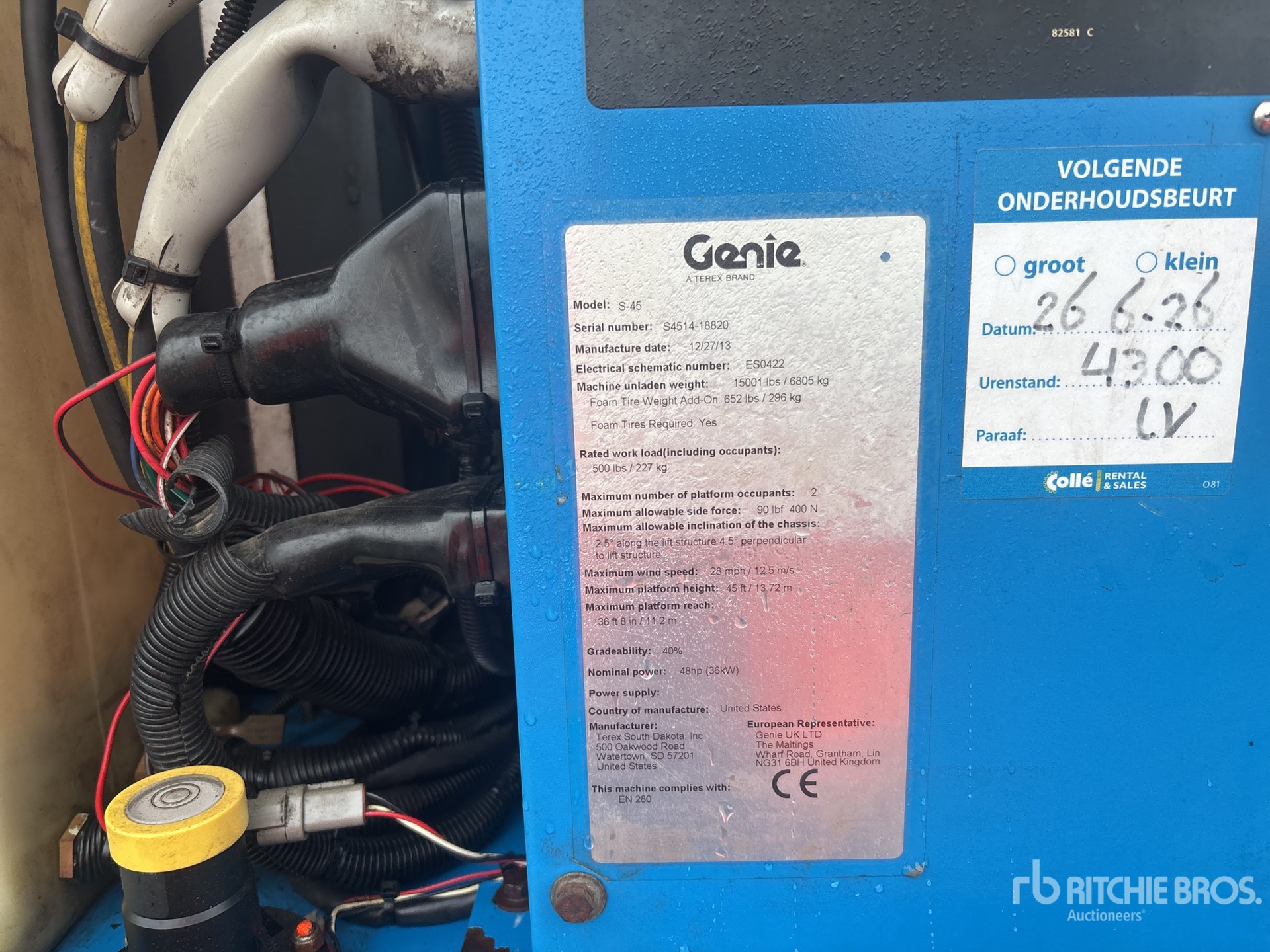 2013 Genie S-45