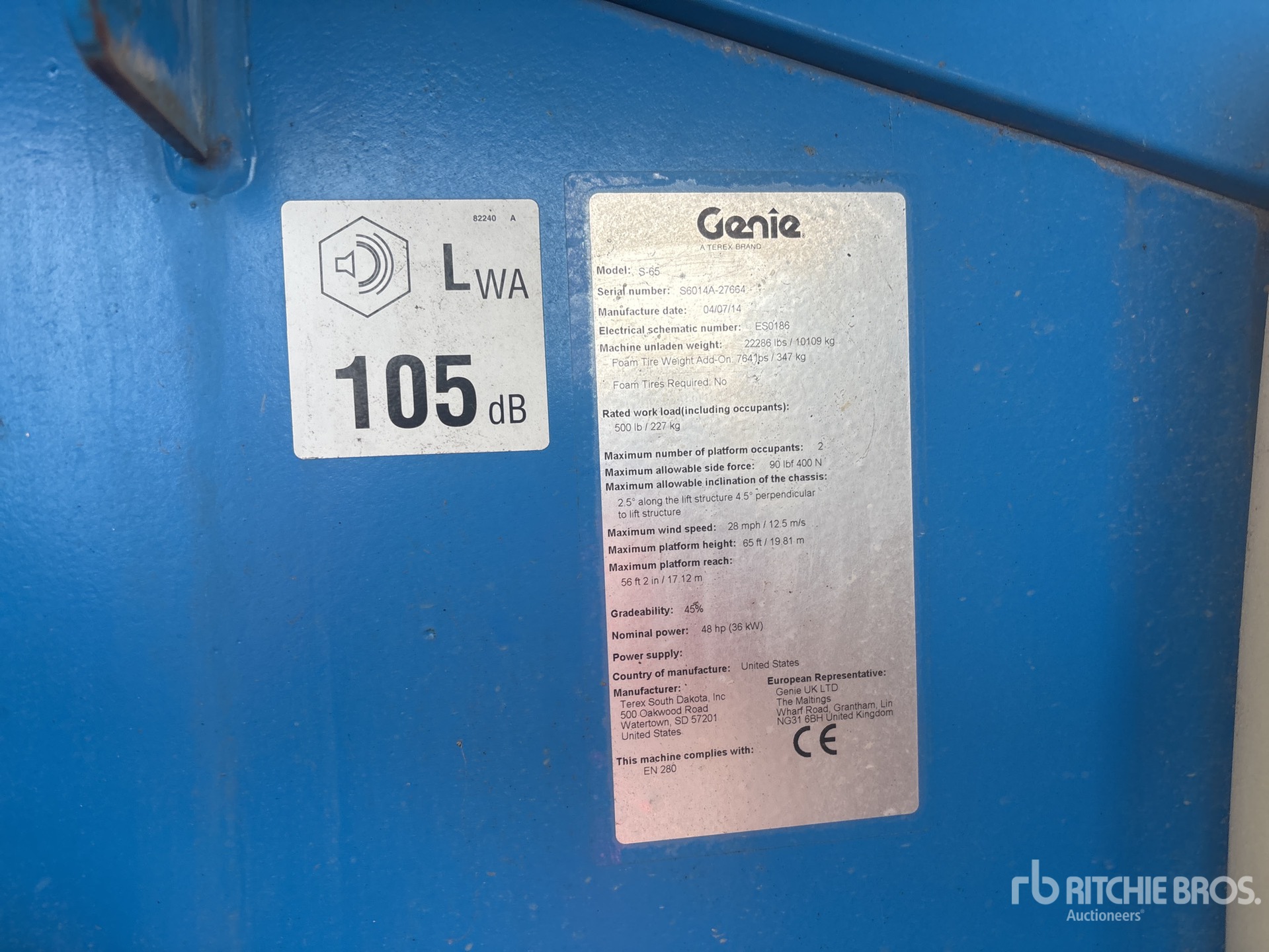 2014 Genie S-65