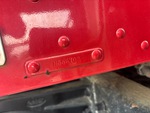 General Appearance with Frame Stamp Serial Number/VIN Photo