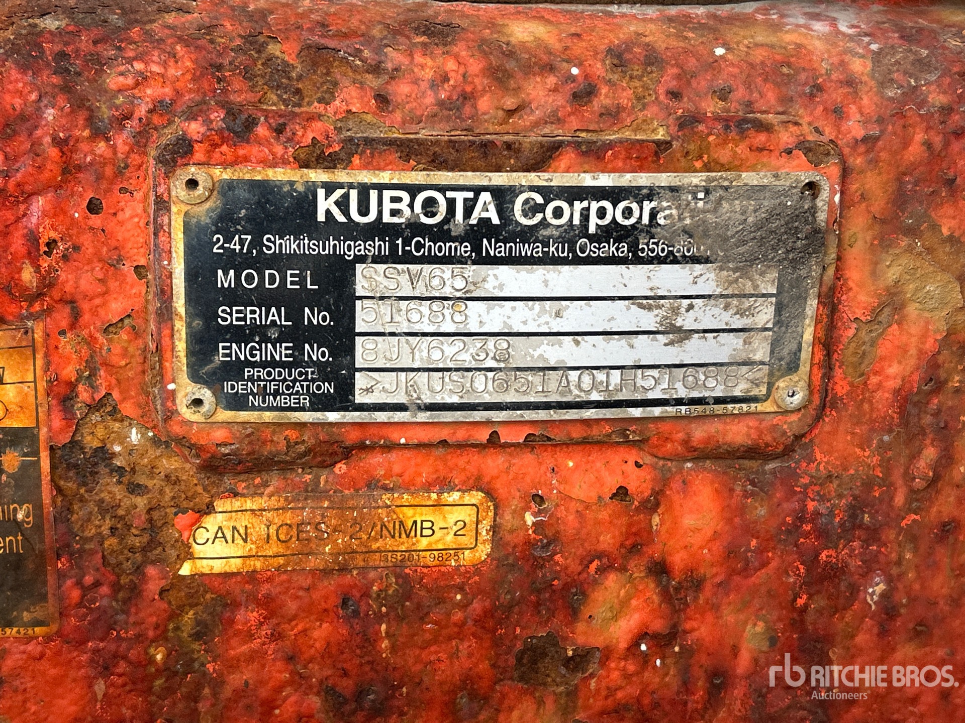 2019 Kubota SSV65