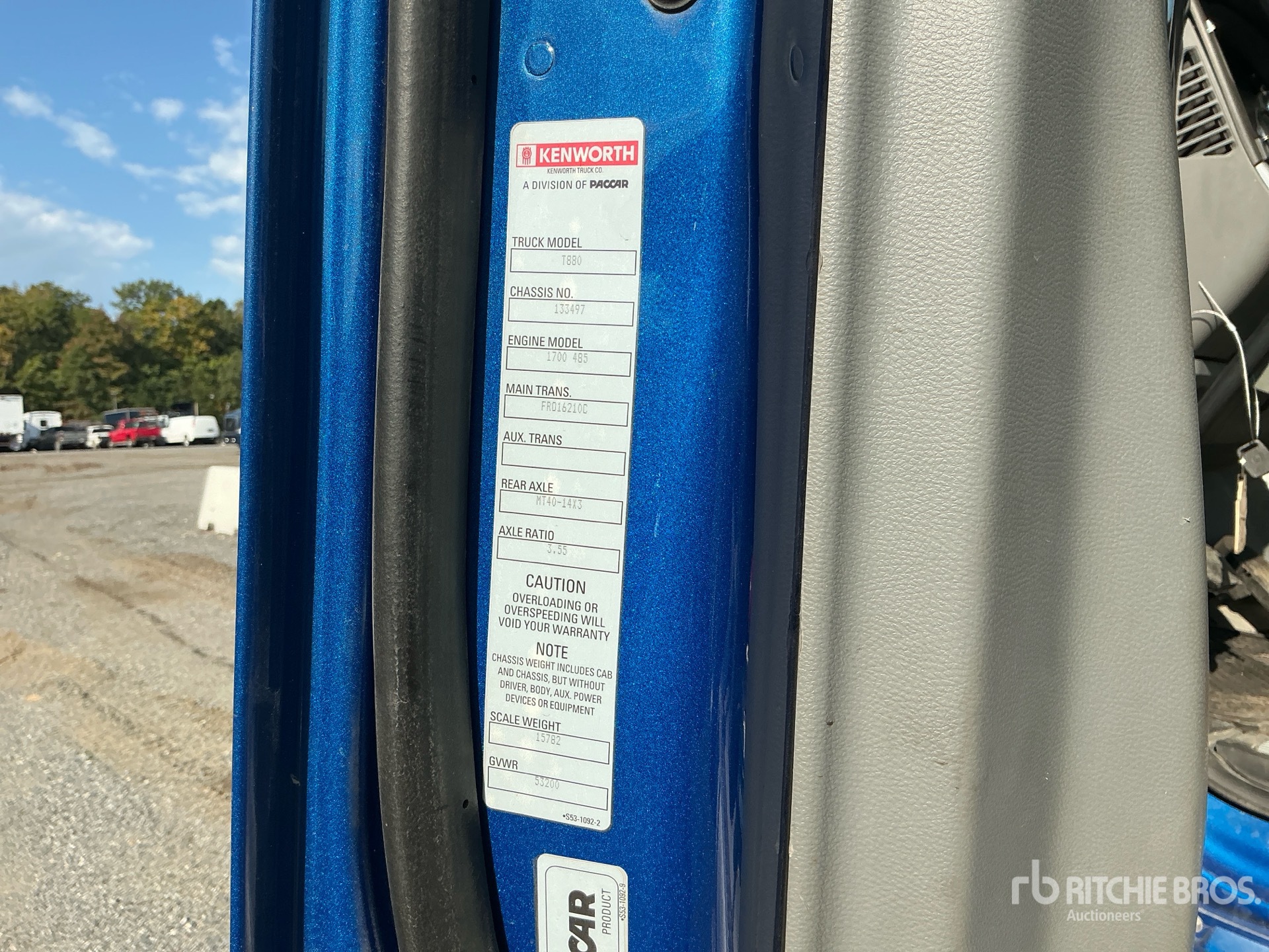 2016 Kenworth T880