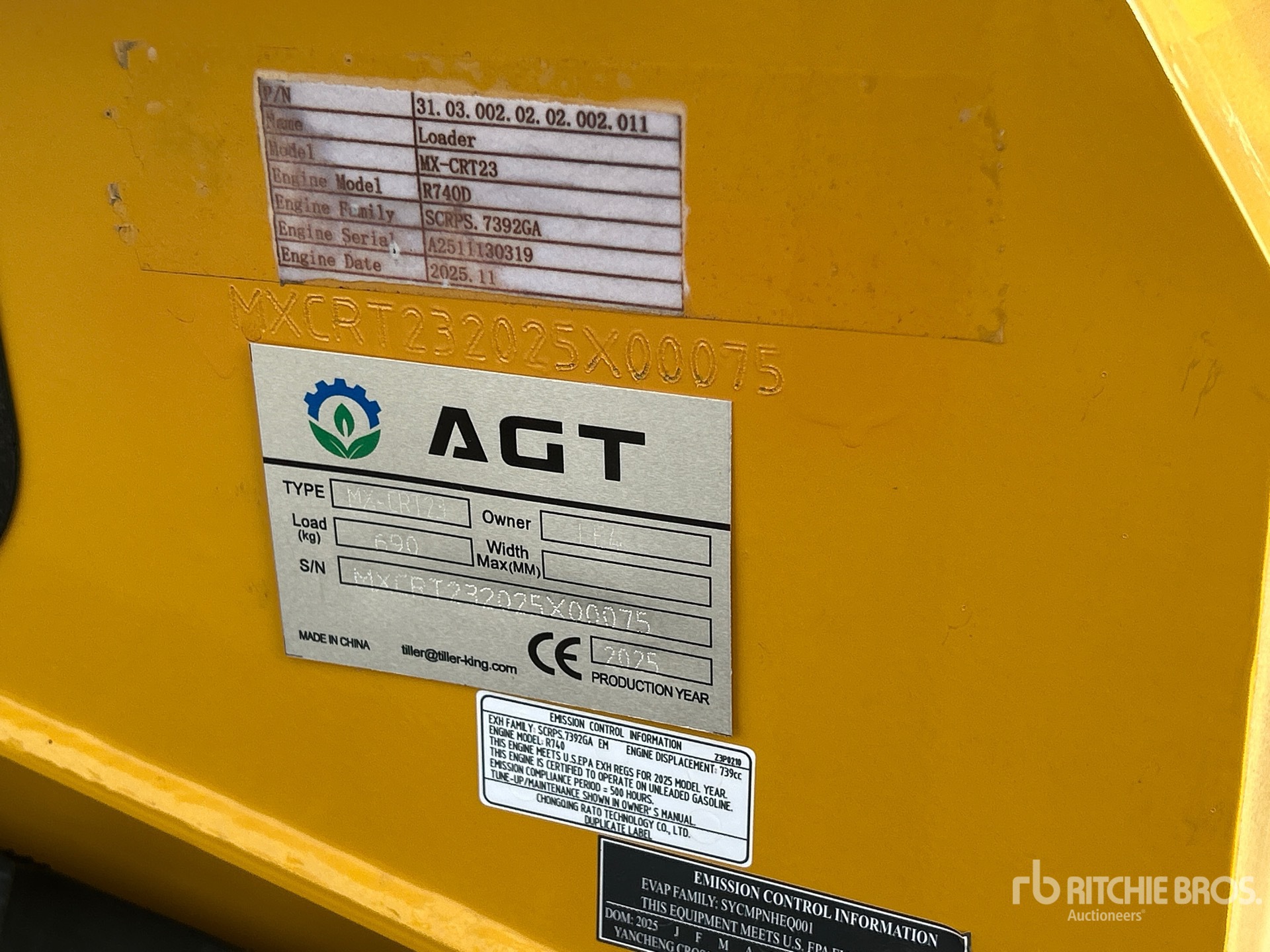 2025 AGT MX-CRT23