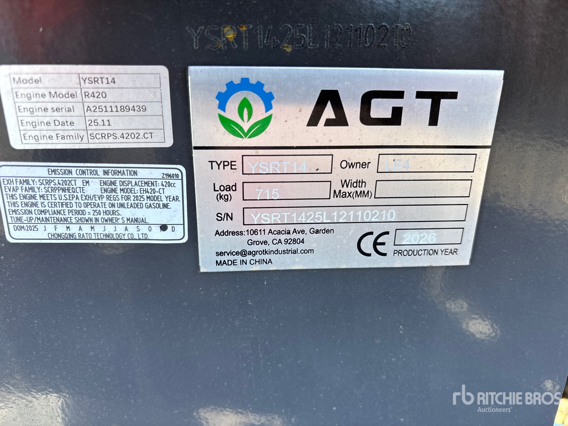 2026 AGT YSRT14