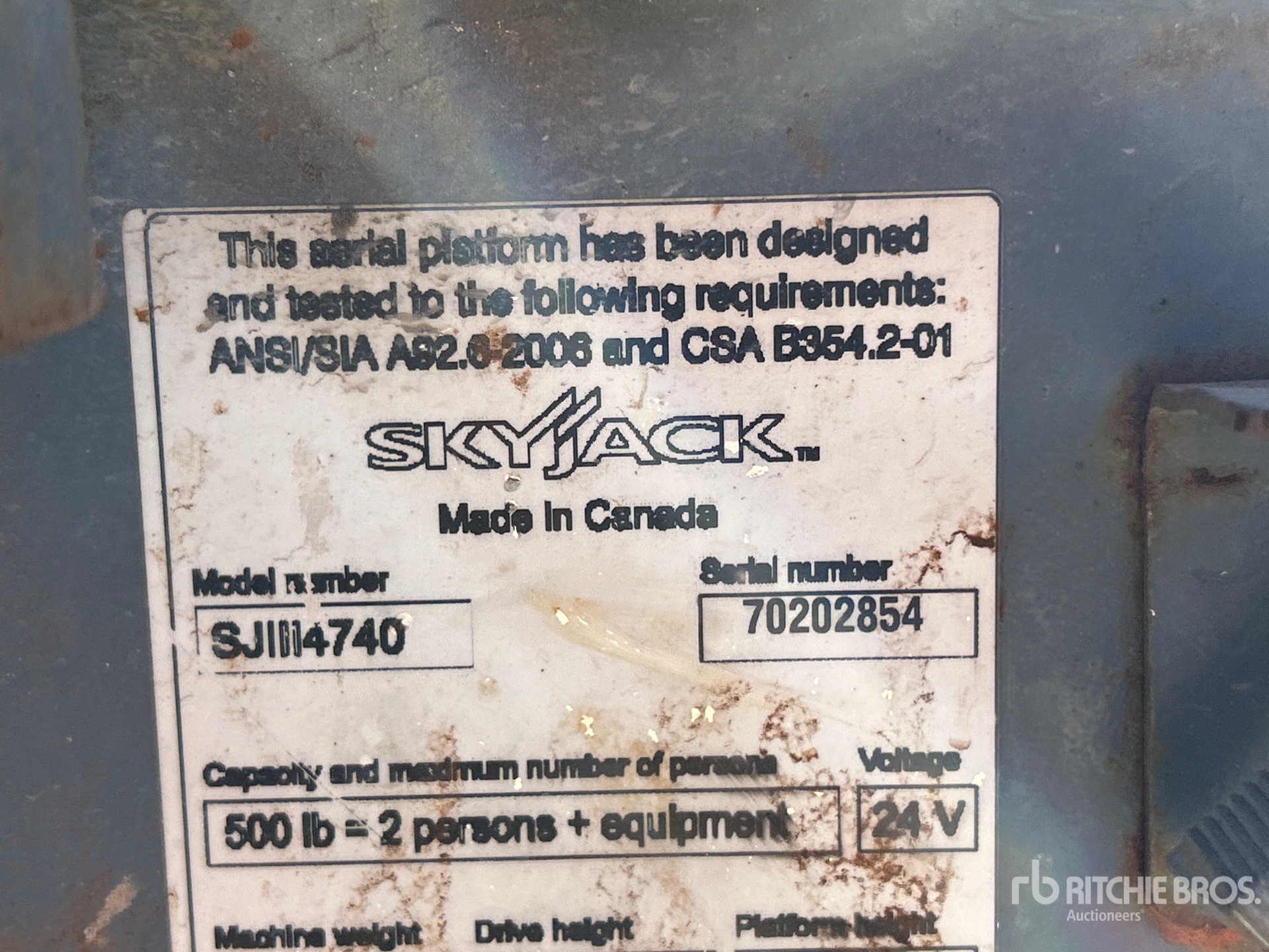 2018 Skyjack SJIII4740