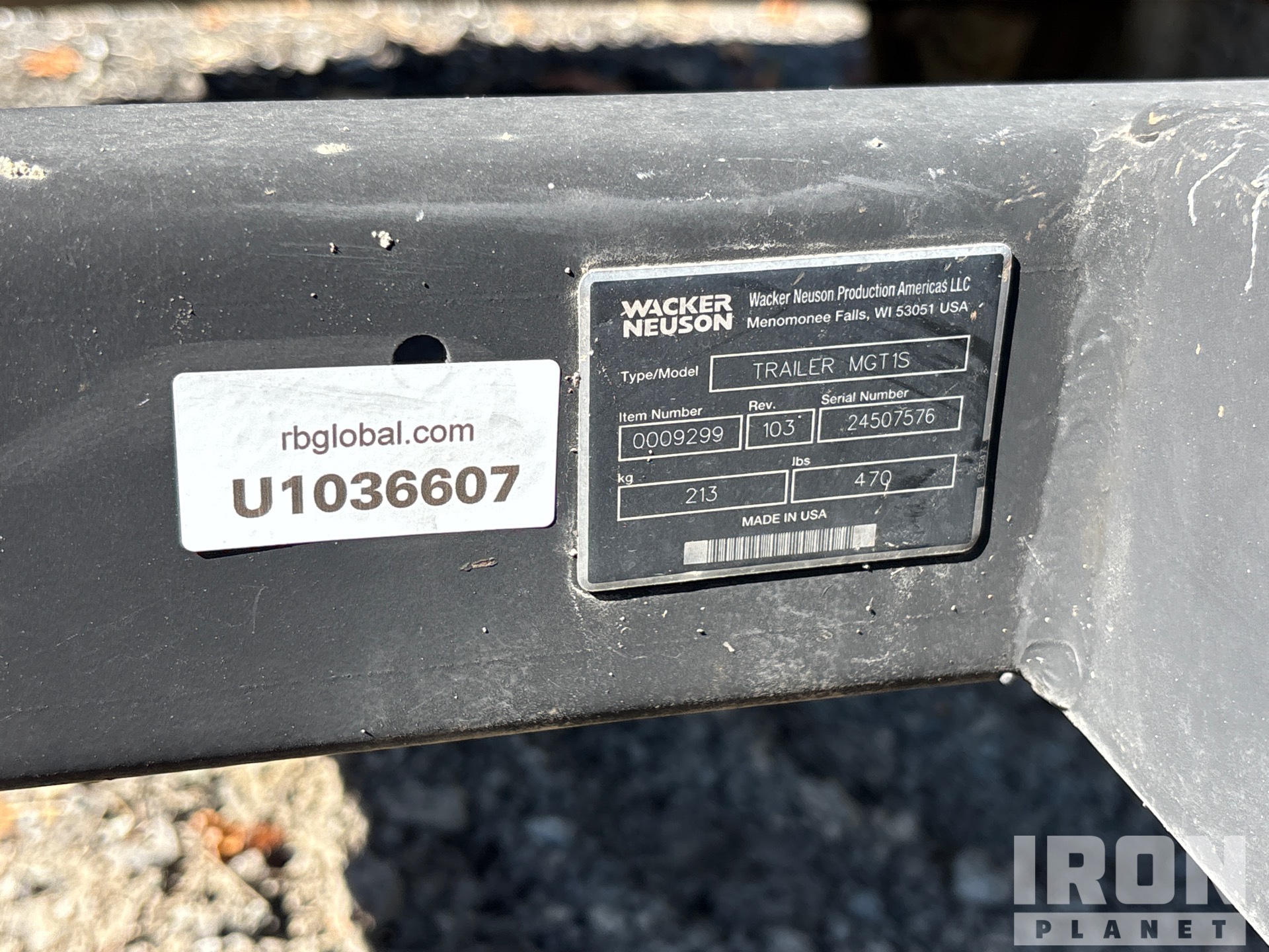 2019 Wacker Neuson G-25