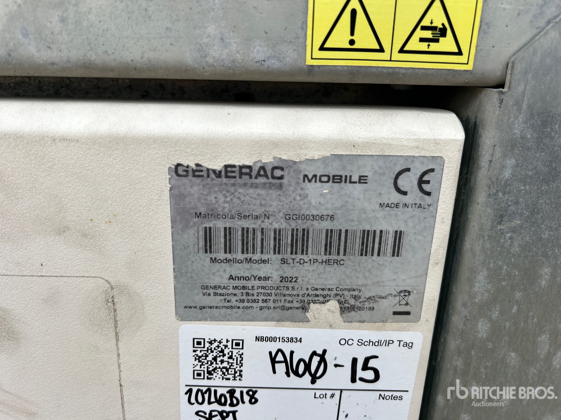 2022 Generac SLT-D-1P-HERC