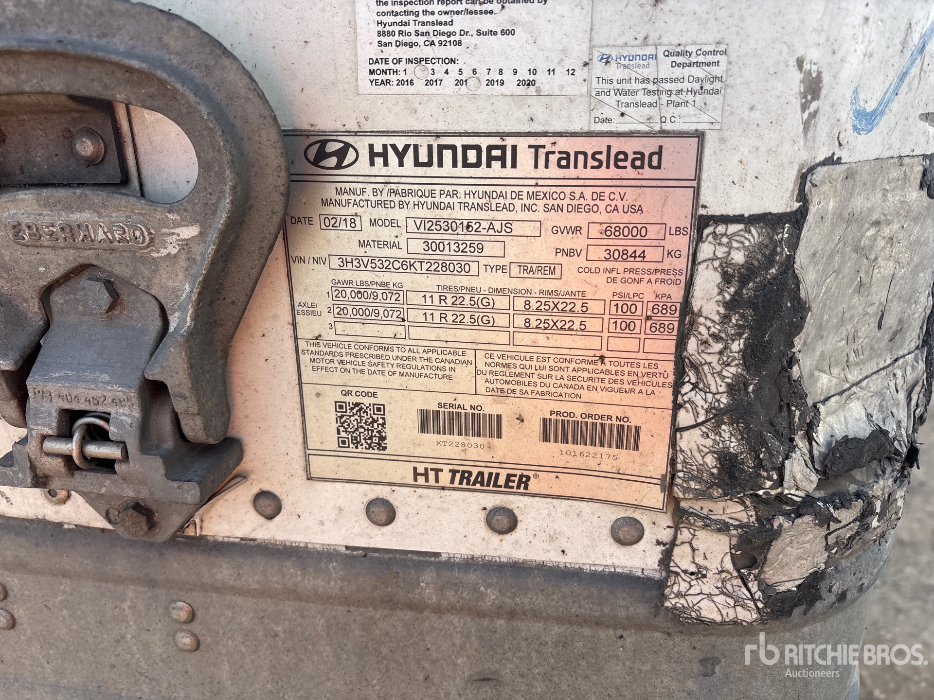 2019 Hyundai 53 FT T/A