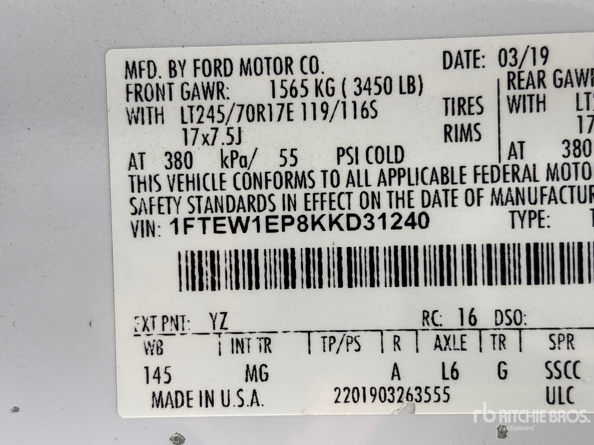 2019 Ford F-150