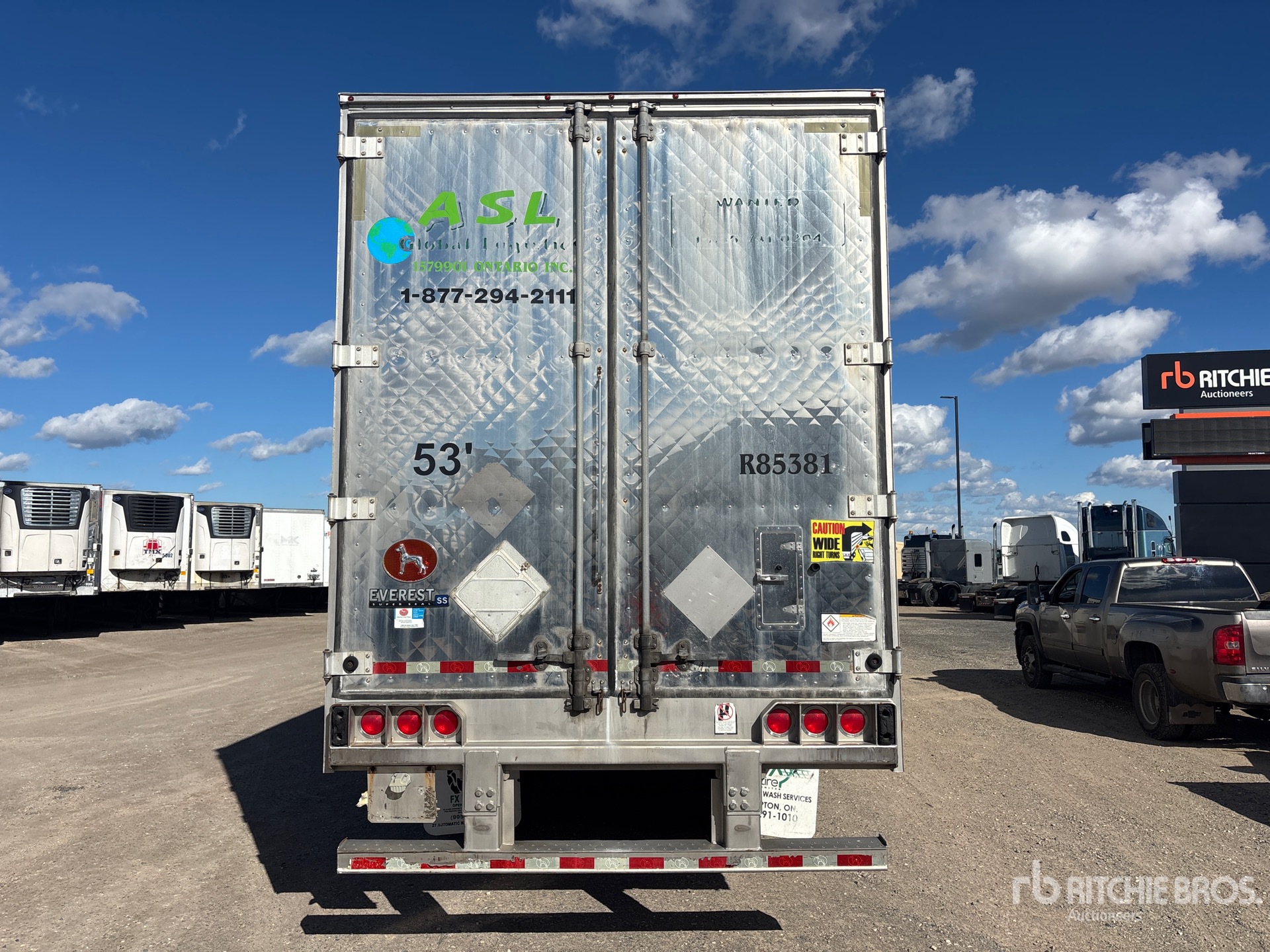 2015 Great Dane 53 FT X 102 IN T/A