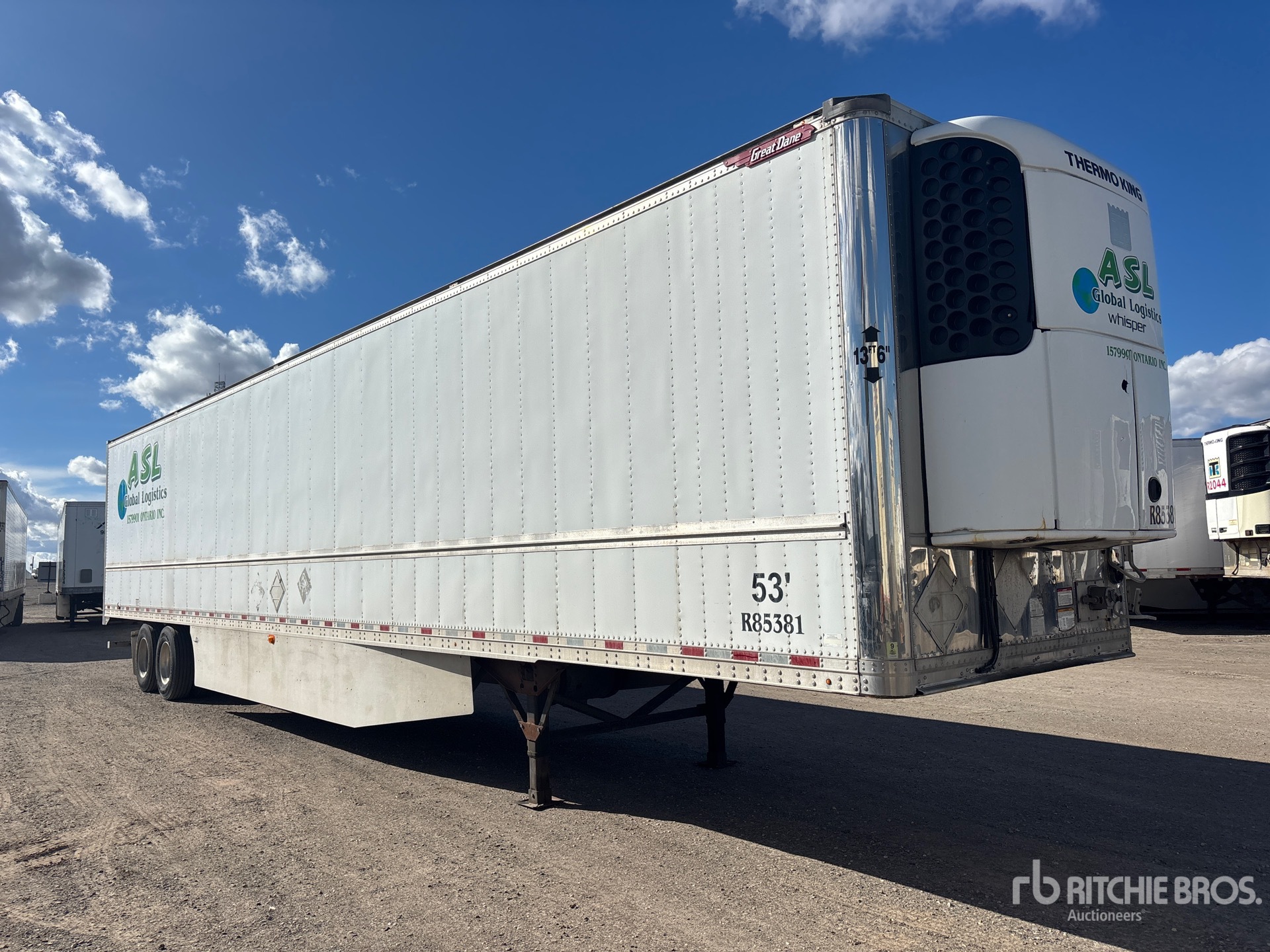 2015 Great Dane 53 FT X 102 IN T/A