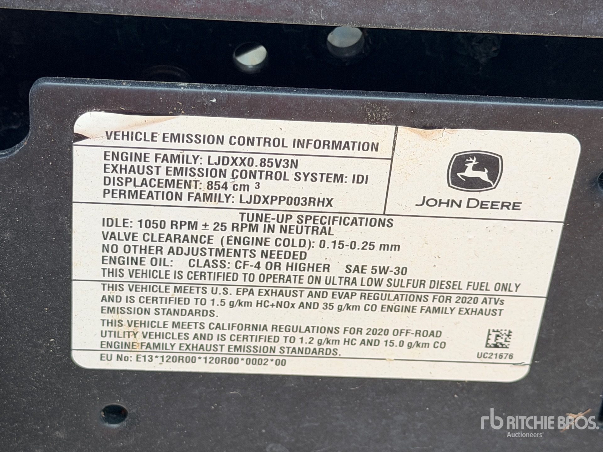 John Deere HPX815E