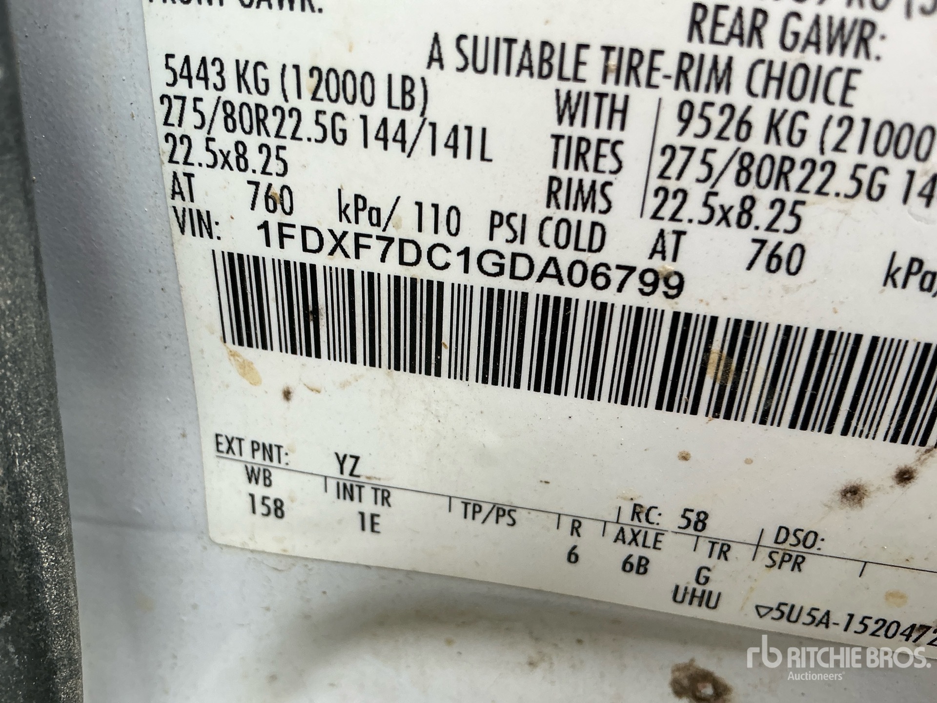 2016 Ford F-750