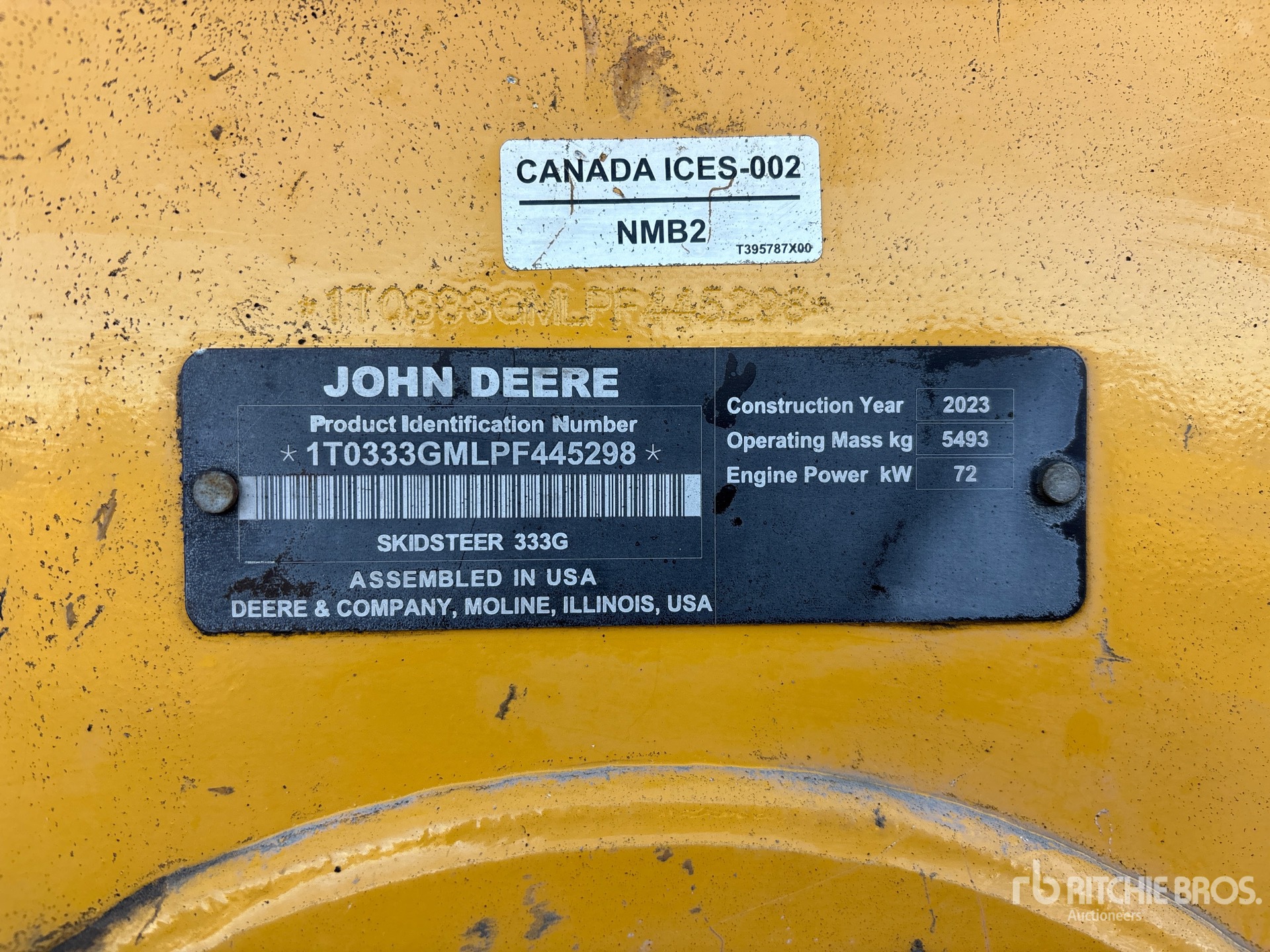 2023 John Deere 333G