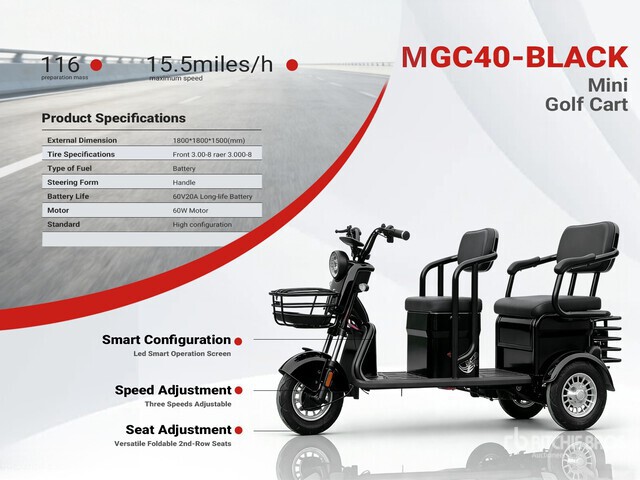 2026 MGC40-BLACK Trike
