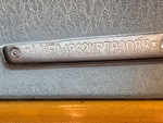 General Appearance with Frame Stamp Serial Number/VIN Photo