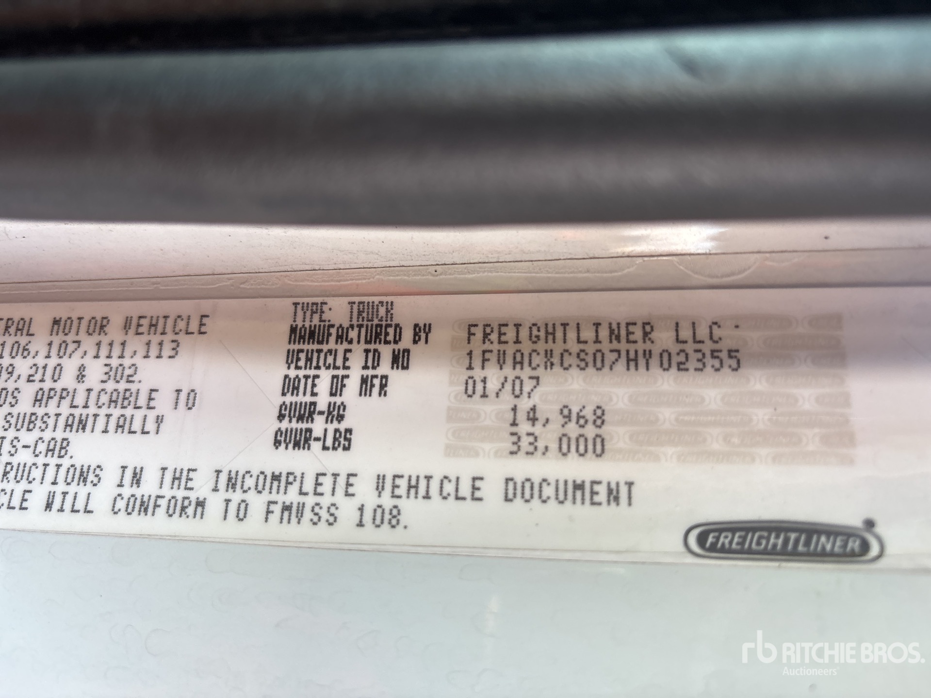 2007 Freightliner M2 106