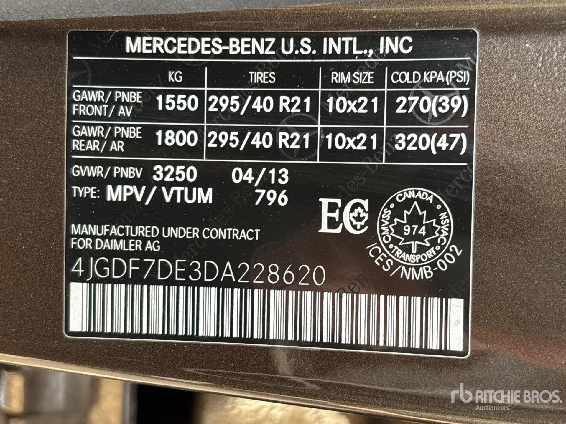 2013 Mercedes-Benz GL550