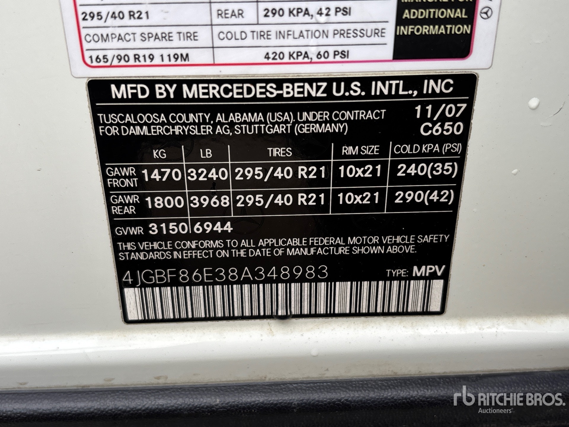 2008 Mercedes-Benz GL550