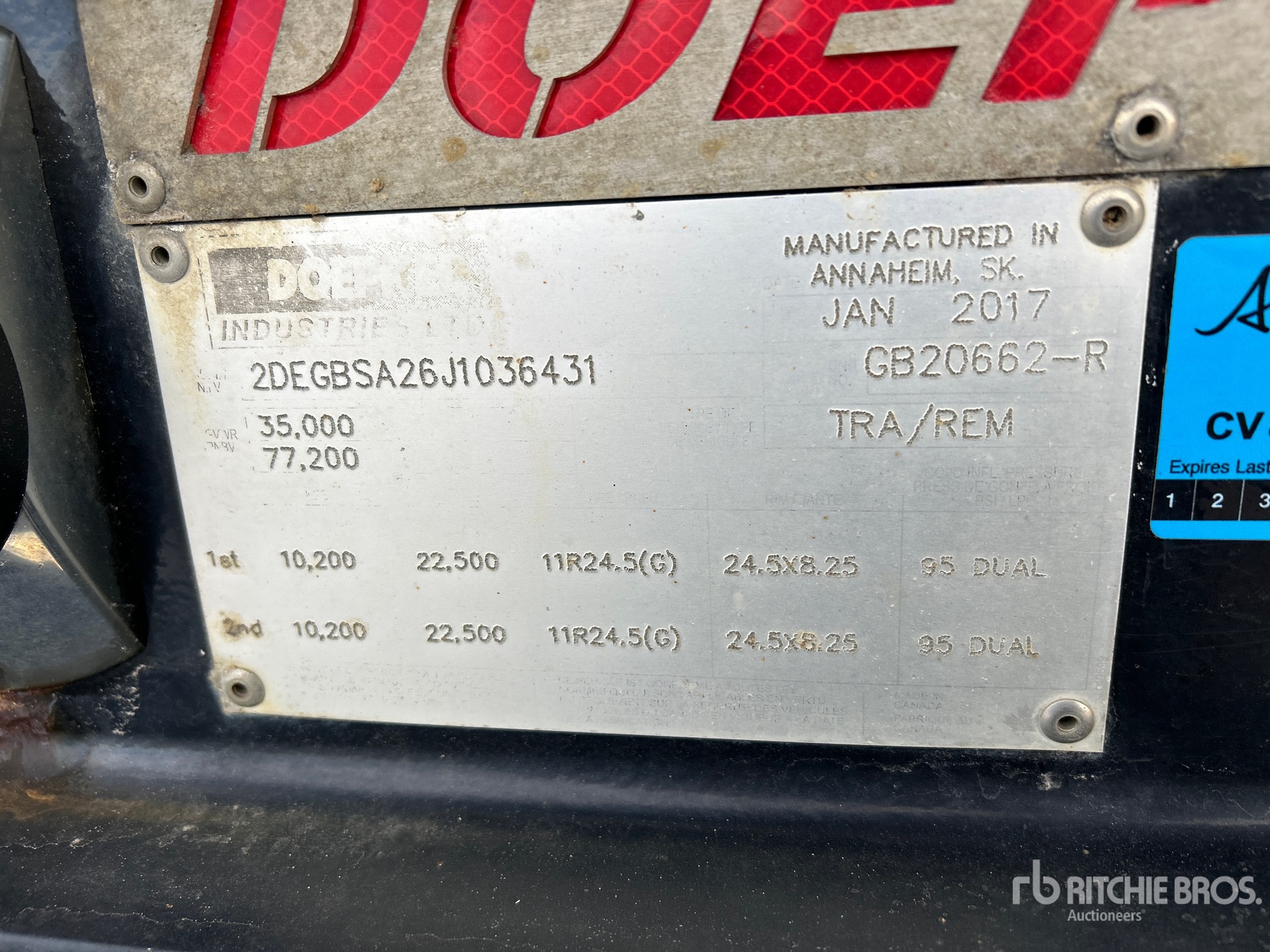 2018 Doepker LB13257-R