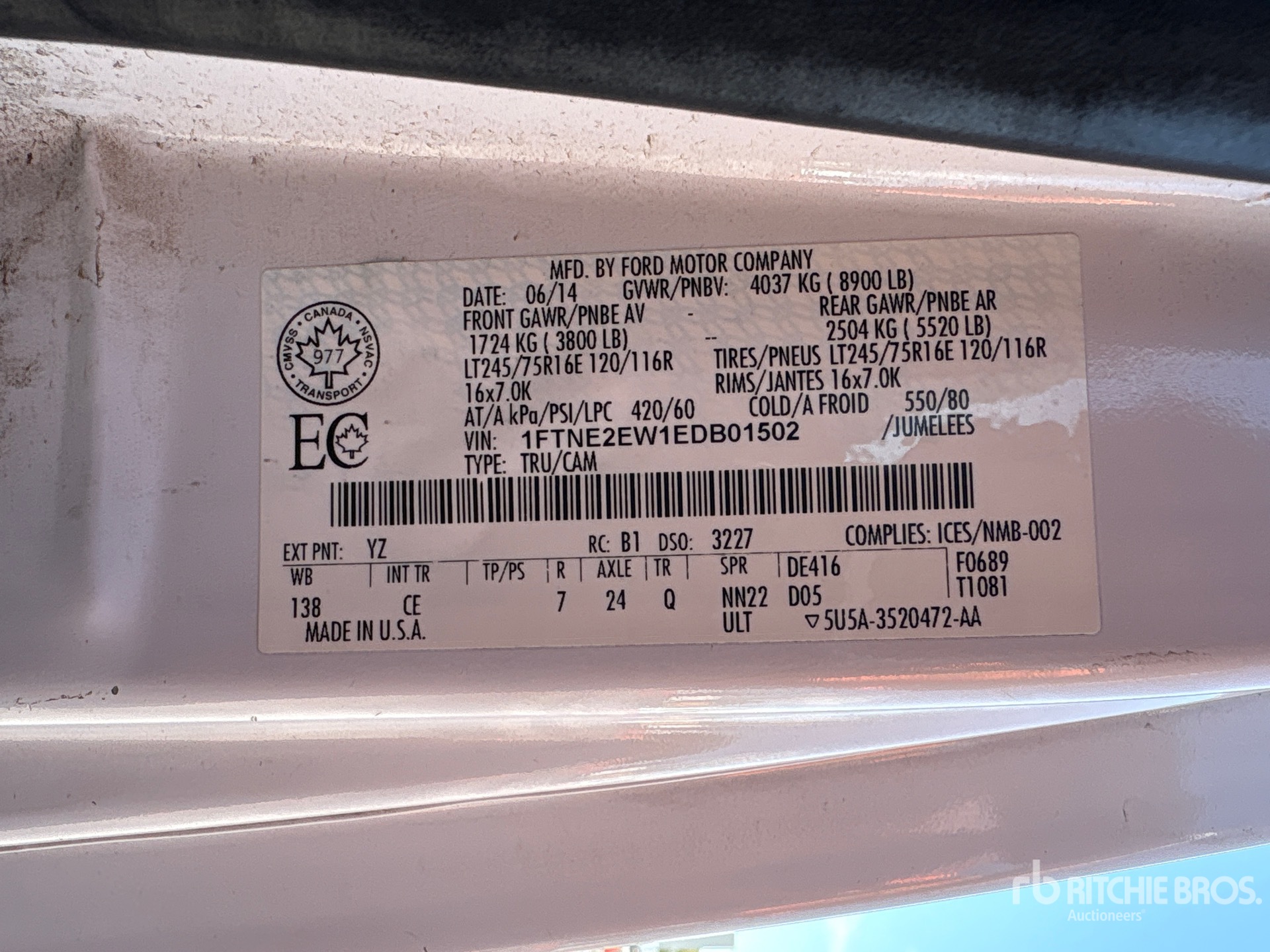 2014 Ford E-250