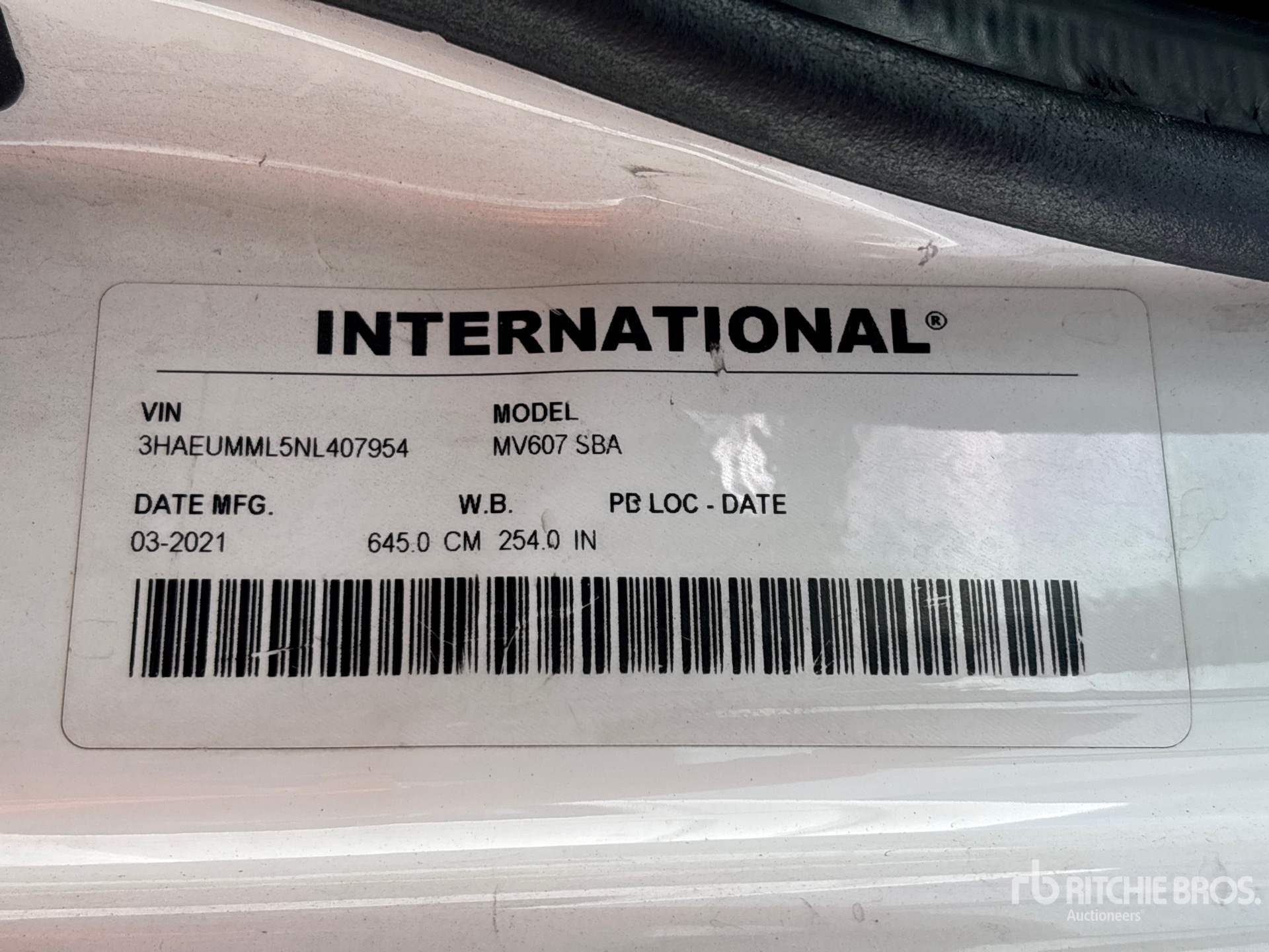 2022 International MV607