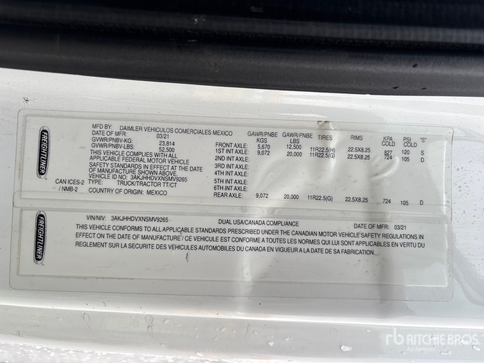 2022 Freightliner CASCADIA 126