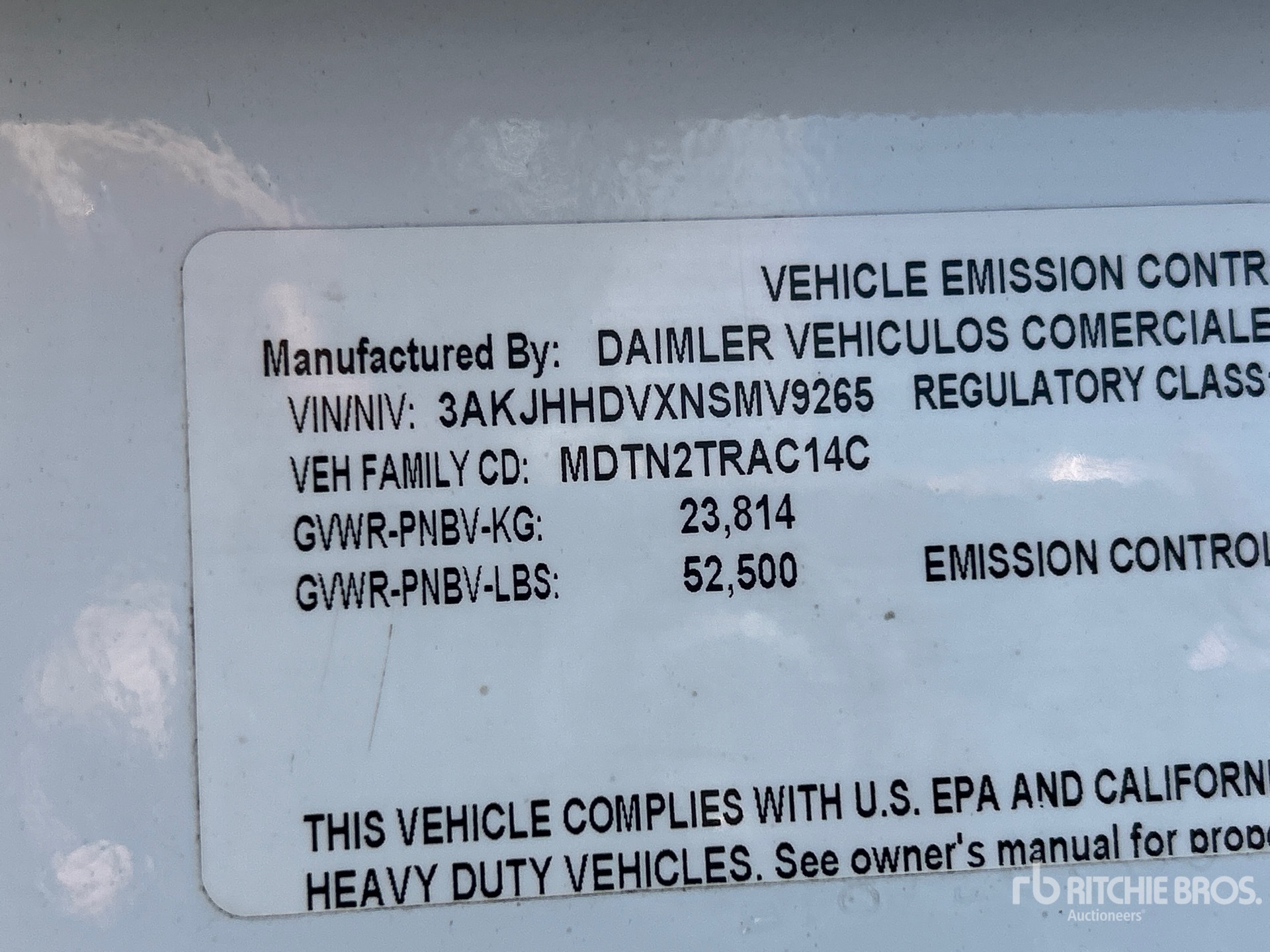 2022 Freightliner CASCADIA 126
