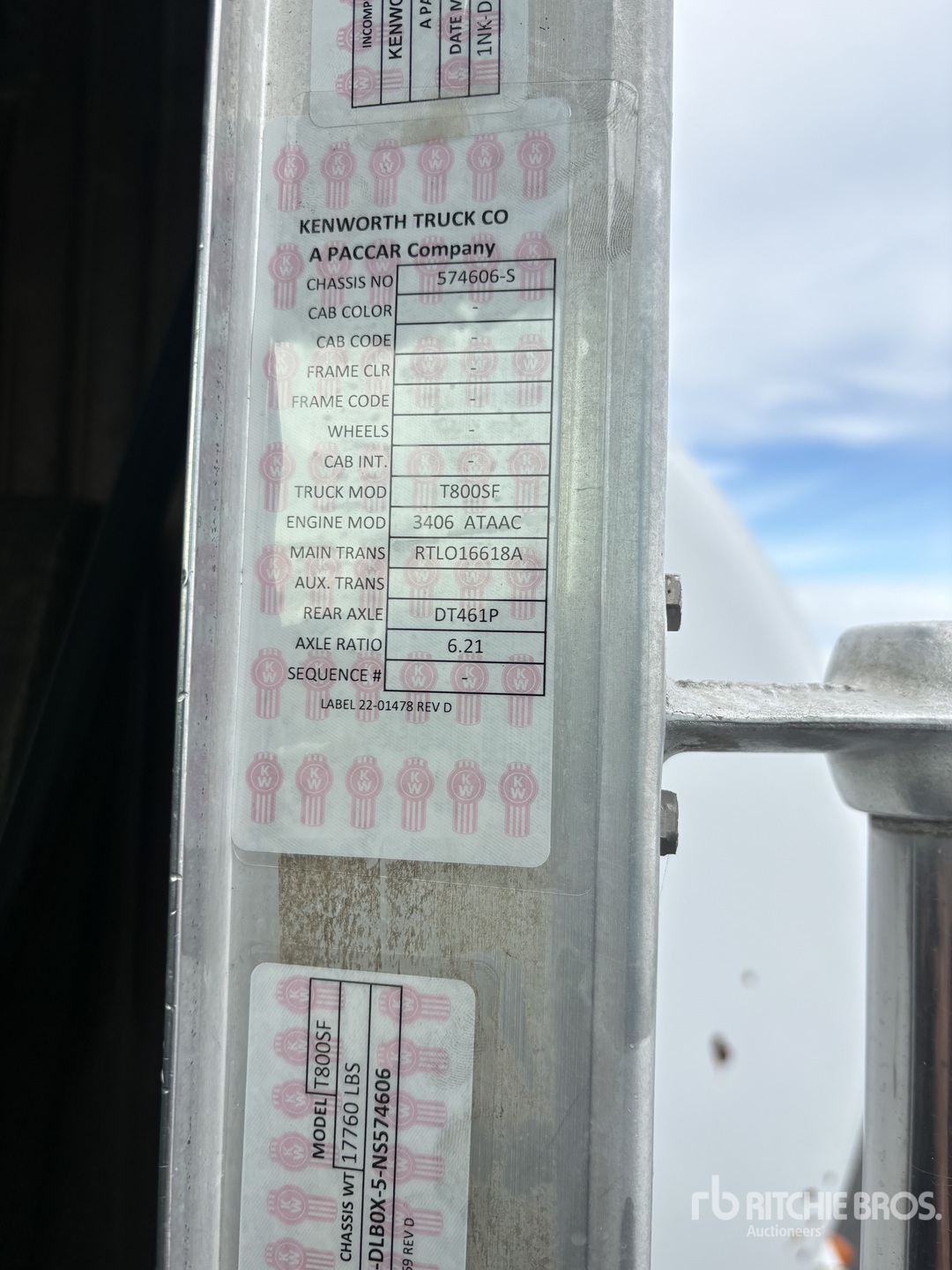 1992 Kenworth T800